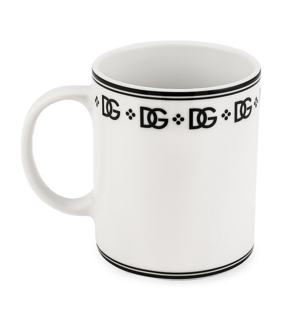 Porcelain DG Logo Mug U0082-DG LOGO BORDO Image 2