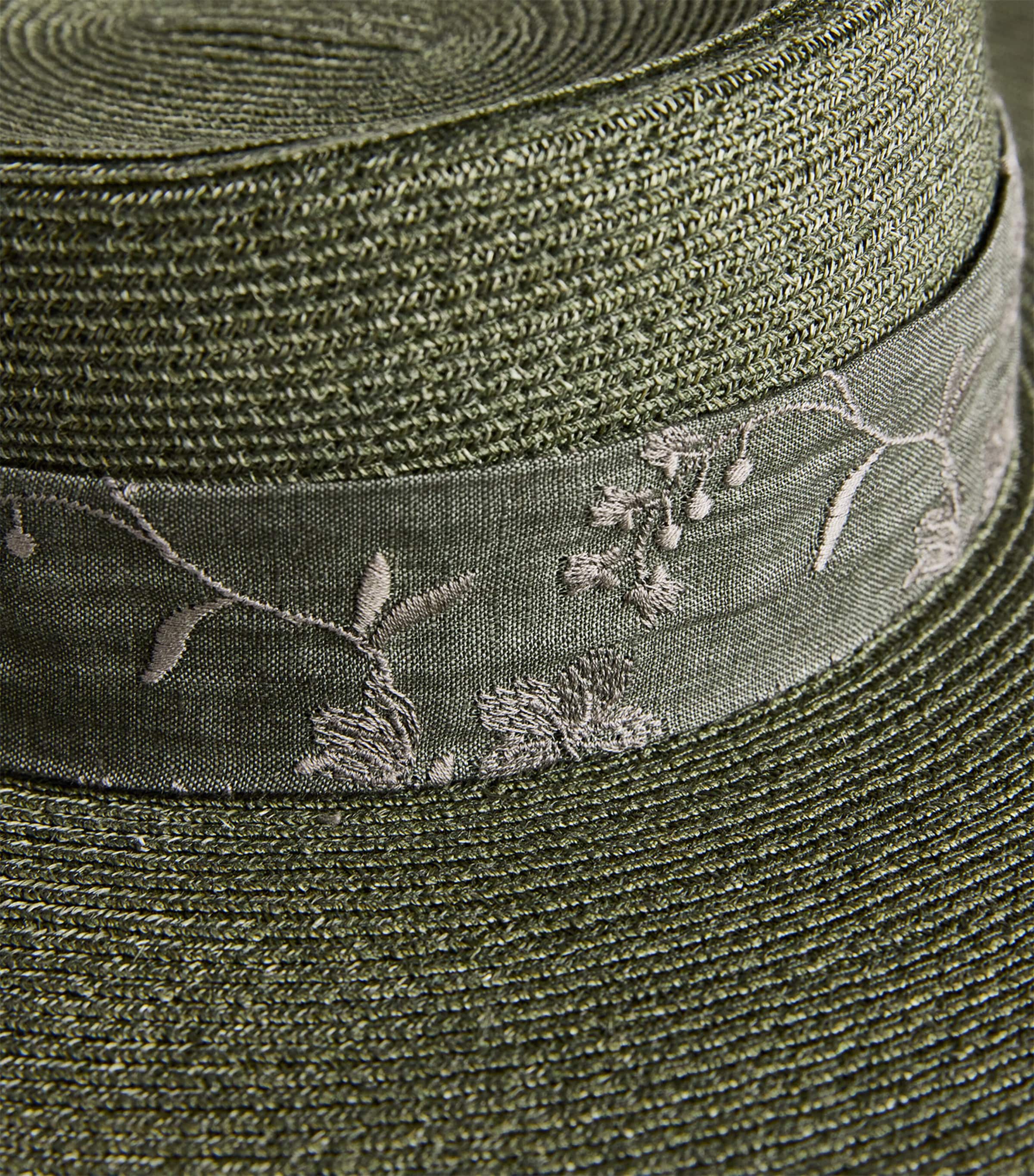 Linen Hat MILITARY GREEN Image 5