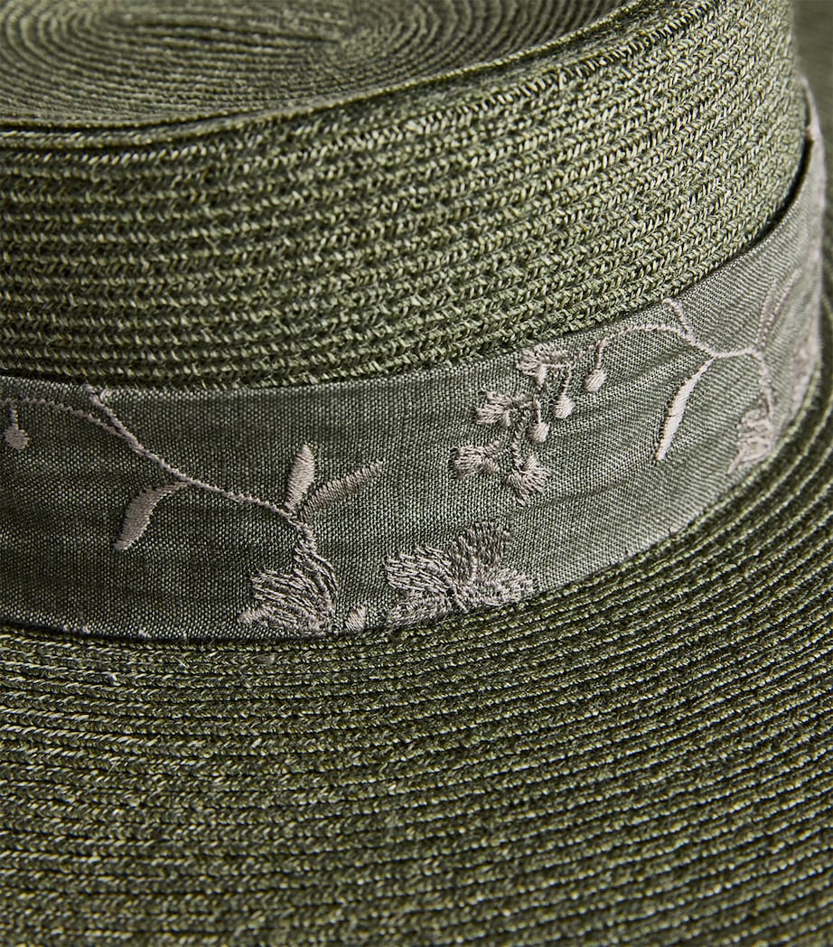 Linen Hat MILITARY GREEN Image 5