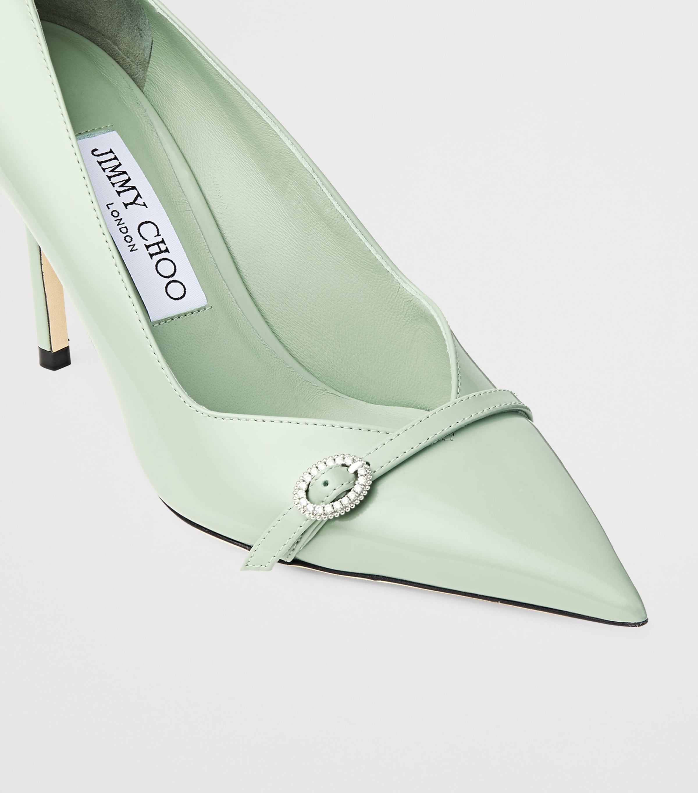 Jimmy Choo Keari 85 Heeled Pumps Verde Image 6