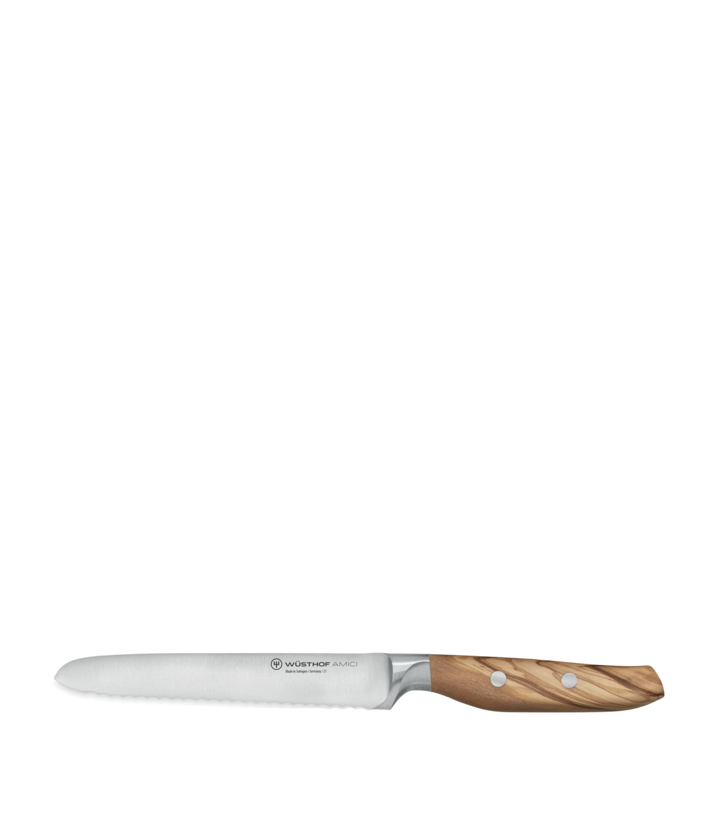 Wusthof Amici Serrated Utility Knife In Neutral