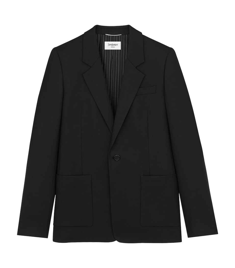 Wool Single-Breasted Blazer 1000 Image 1