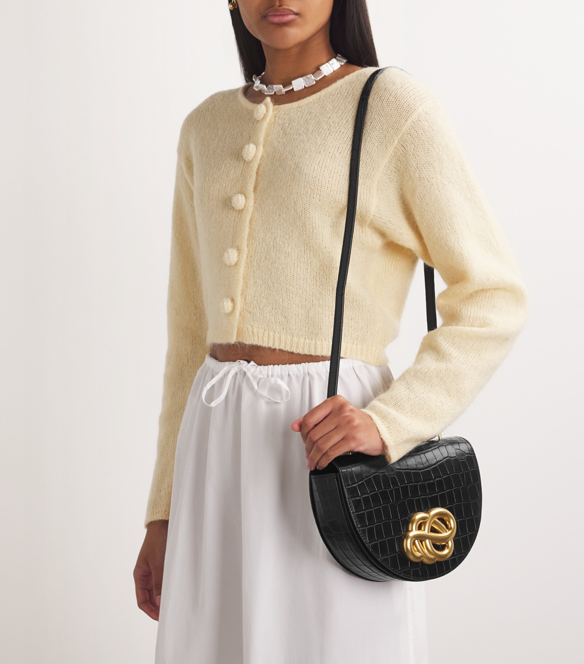By Malene Birger Leather Cebella Shoulder Bag | Harrods US