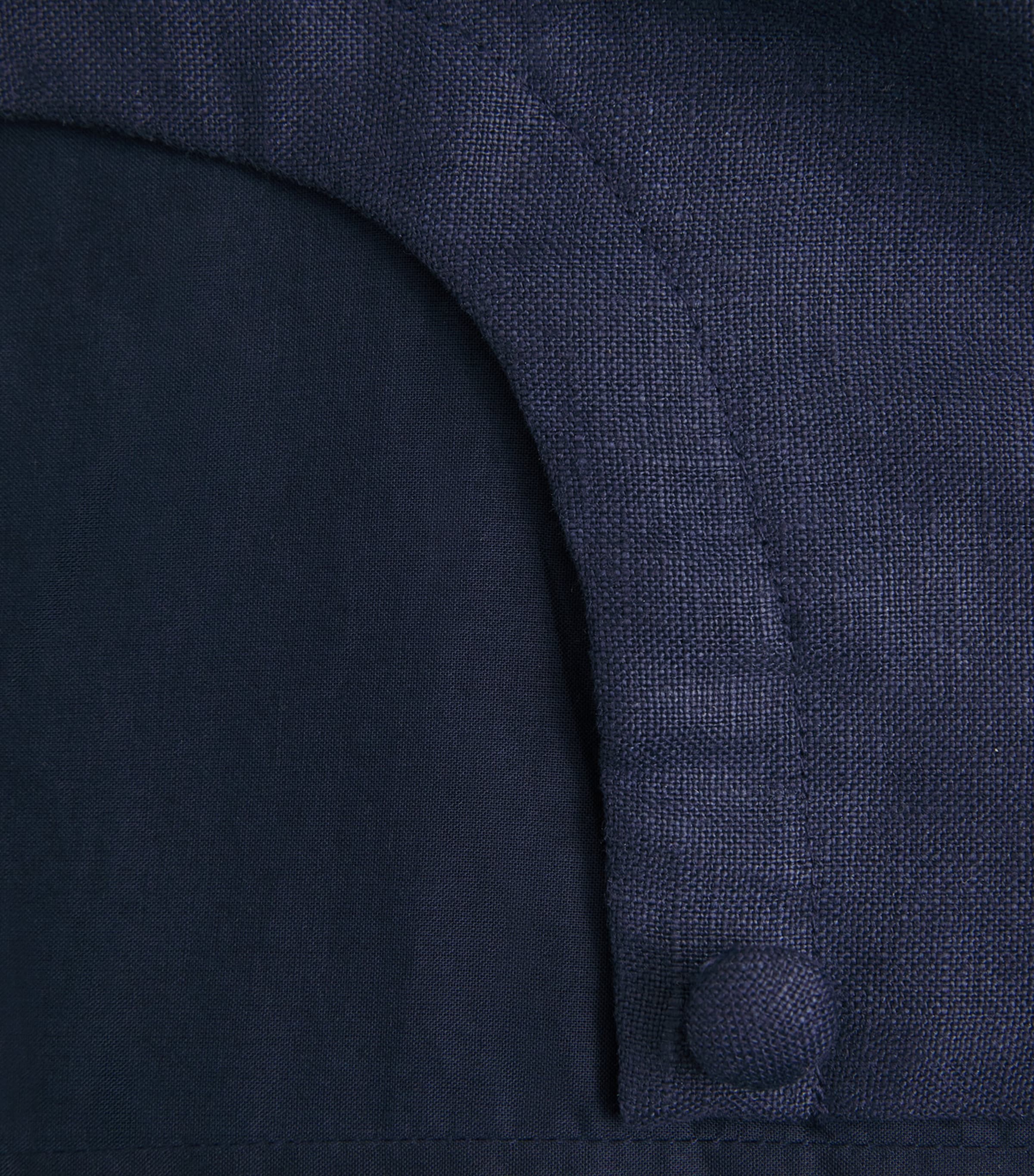 Faithfull The Brand Womens Linen Emma Vest Navy Image 6