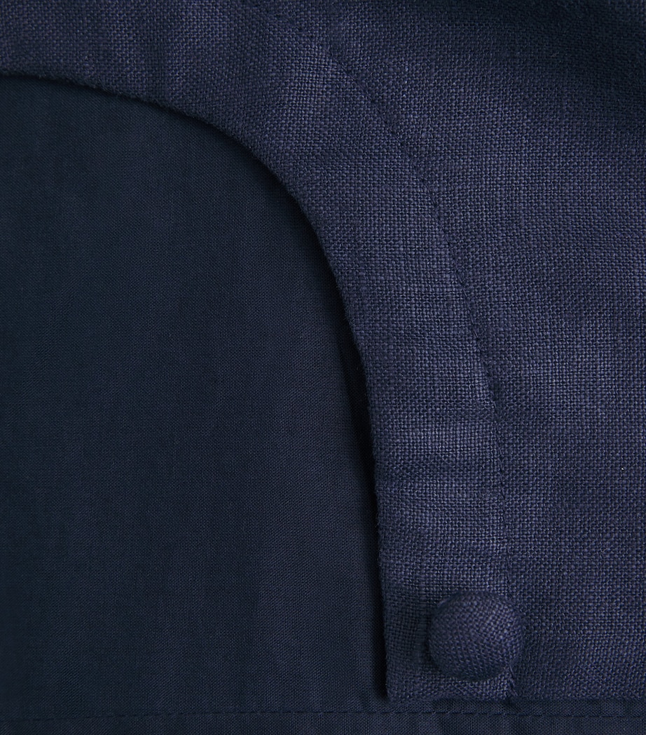 Faithfull The Brand Womens Linen Emma Vest Navy Image 6