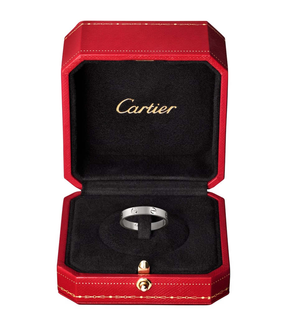 White Gold LOVE Wedding Band MULTI Image 7