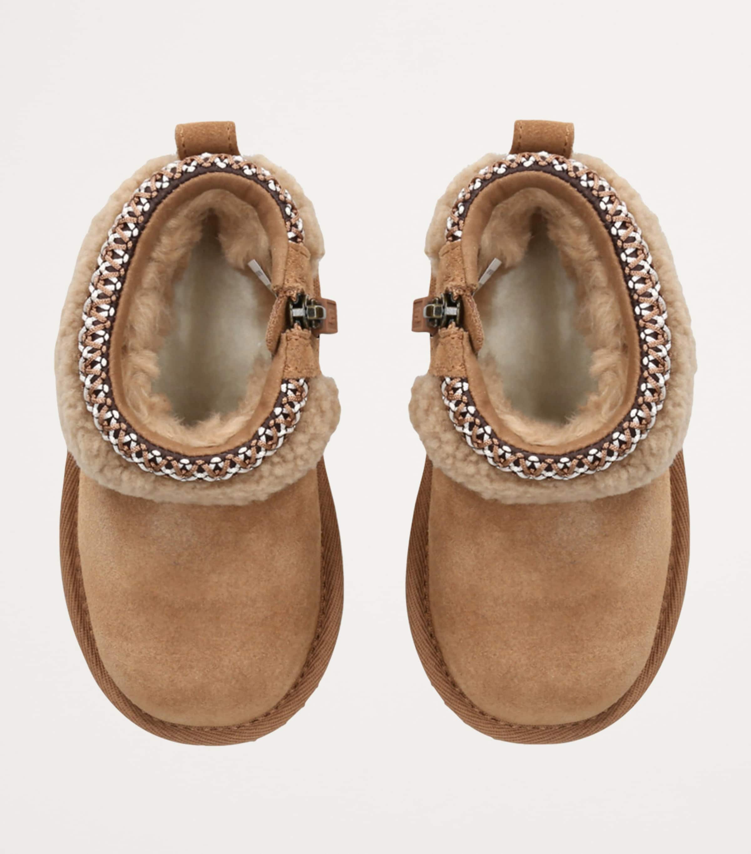 Suede Classic Ultra Mini Curly Boots BROWN Image 4