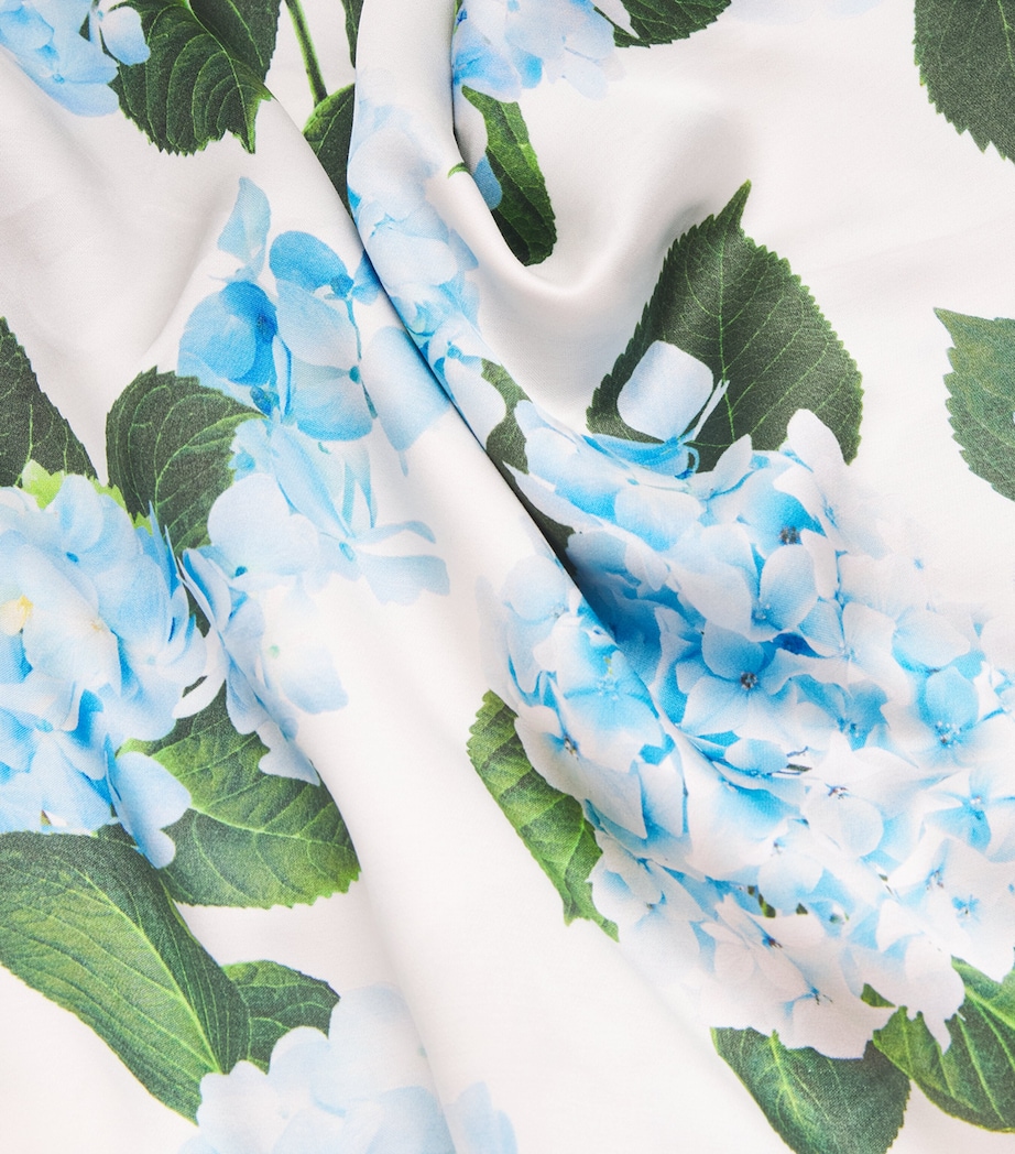 Floral Akiya Maxi Dress 61120HHX IVRY/LT BLE Image 5