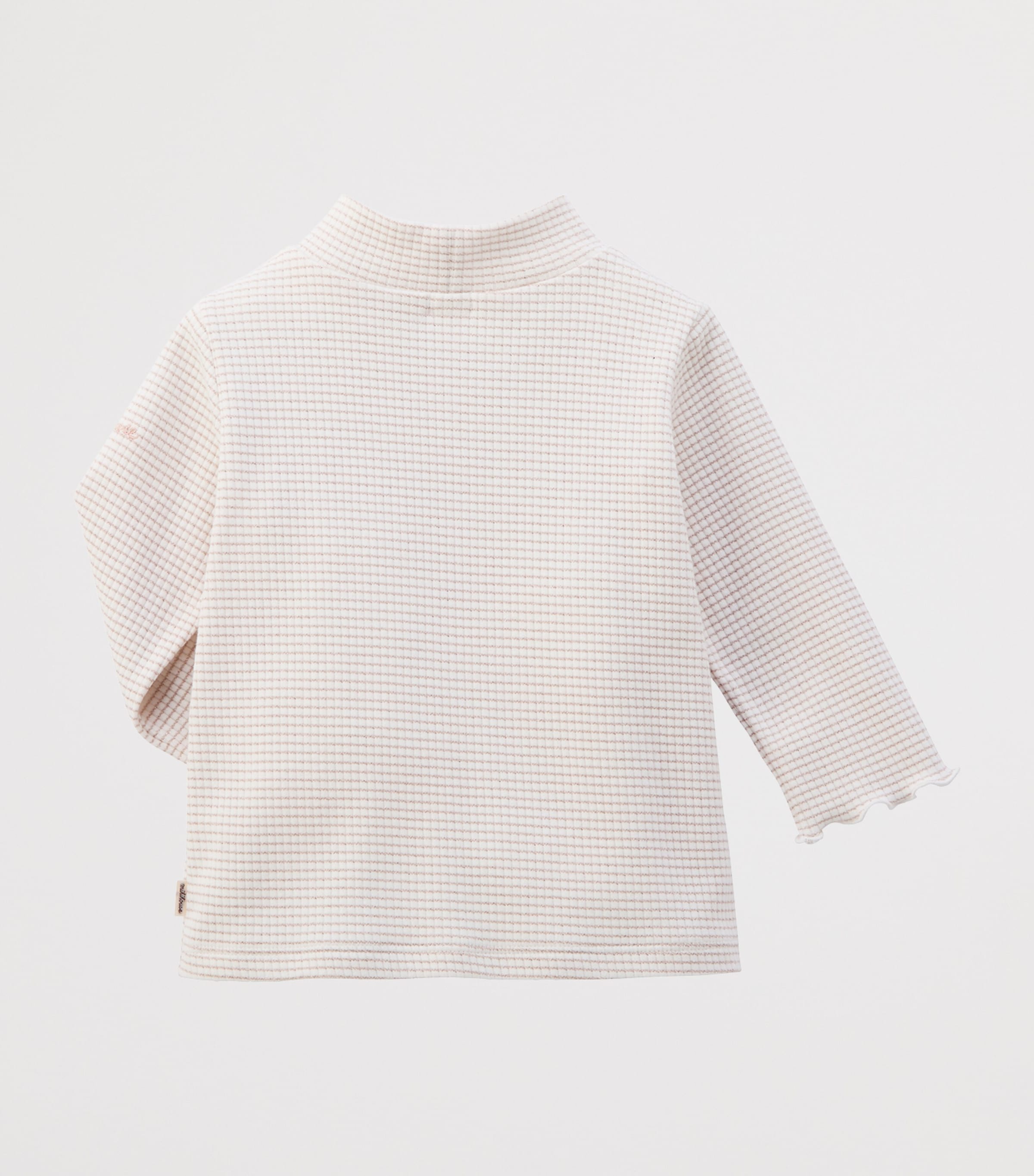 Miki House Ribbed High-Neck T-Shirt (12 Months-9 Years) Image 2