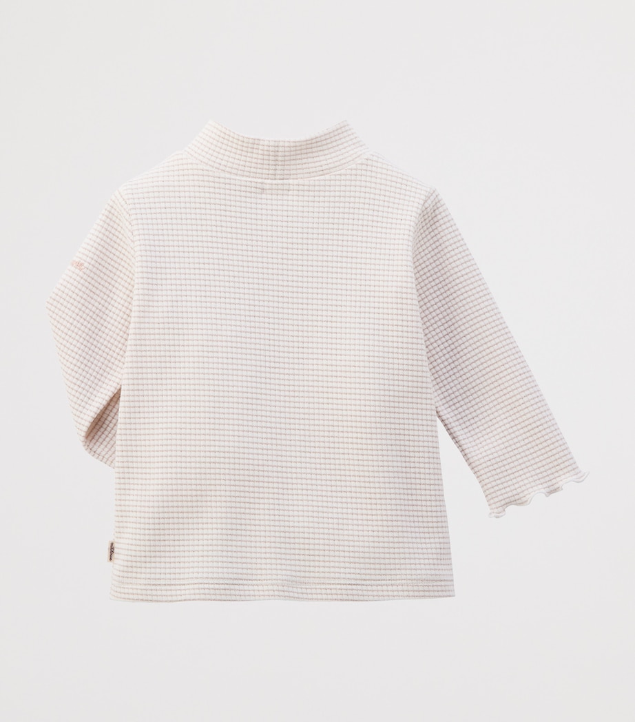 Miki House Ribbed High-Neck T-Shirt (12 Months-9 Years) Image 2