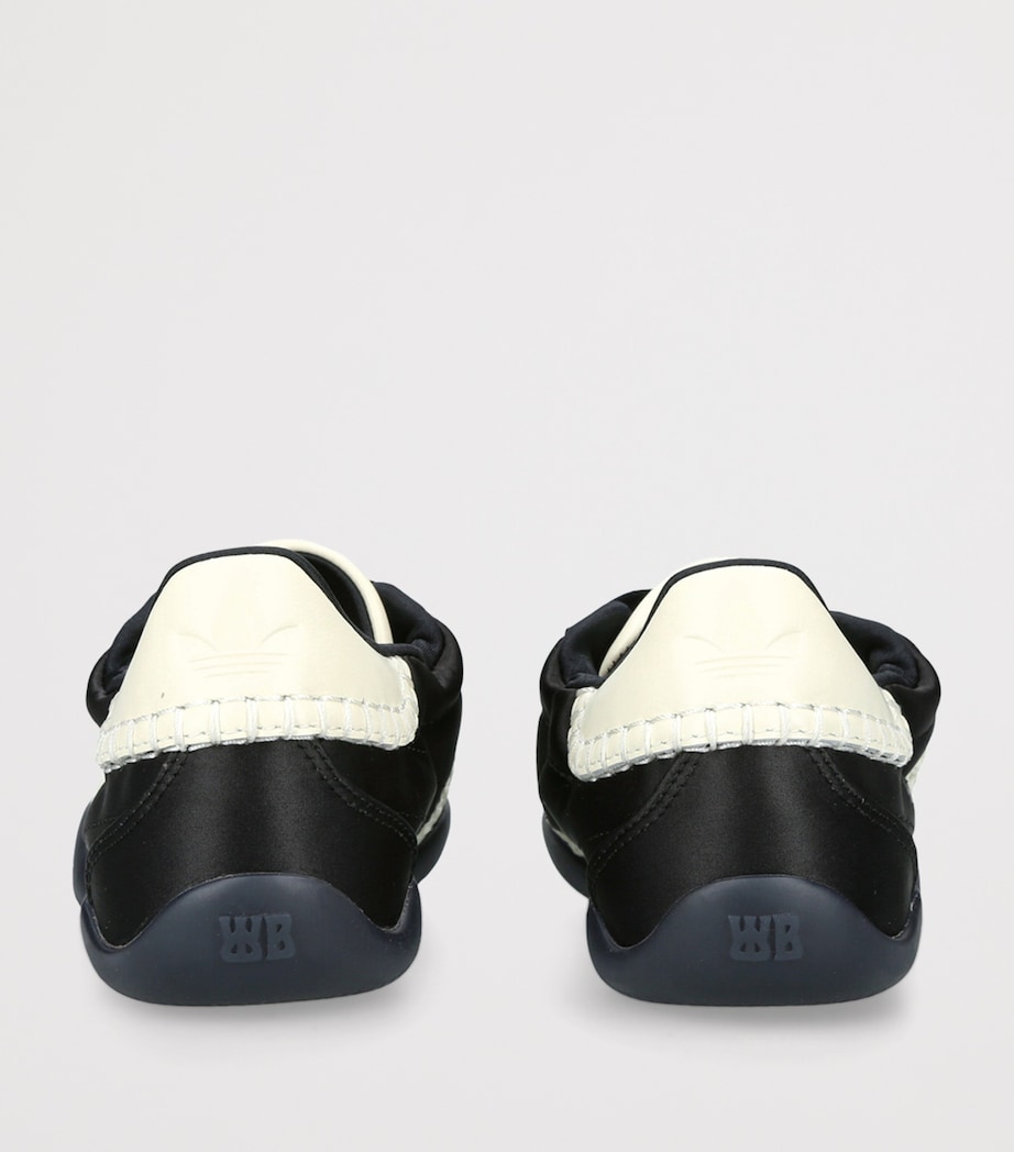 x Wales Bonner Satin Karintha Sneakers BLACK Image 2
