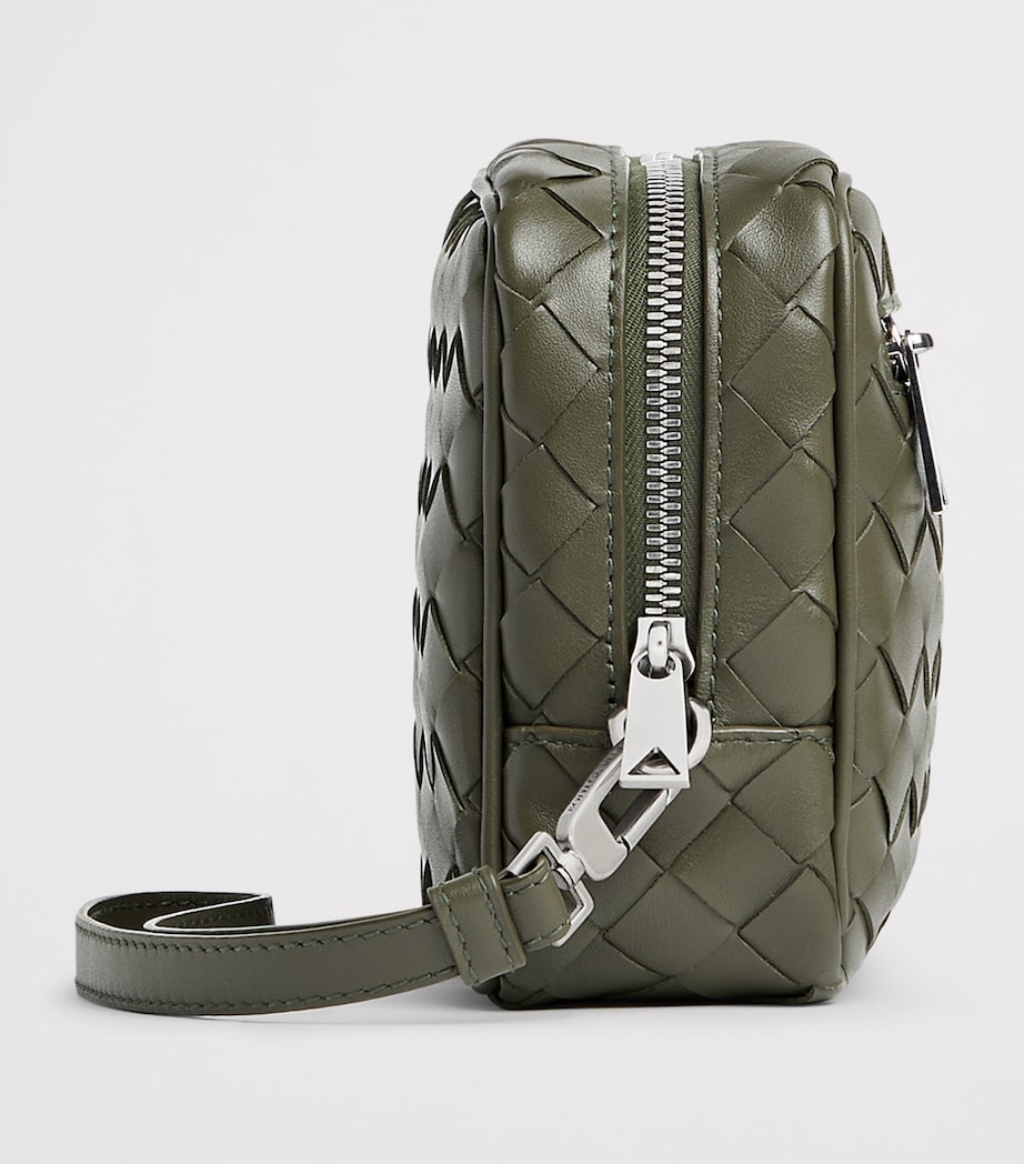 Small Leather Intrecciato Pouch 3248 Image 4