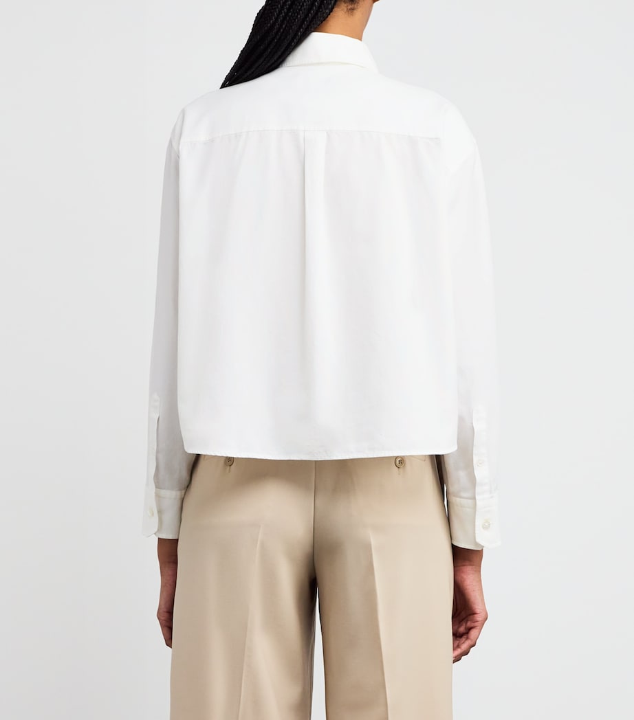 Cotton Oxford Shirt WHITE Image 4