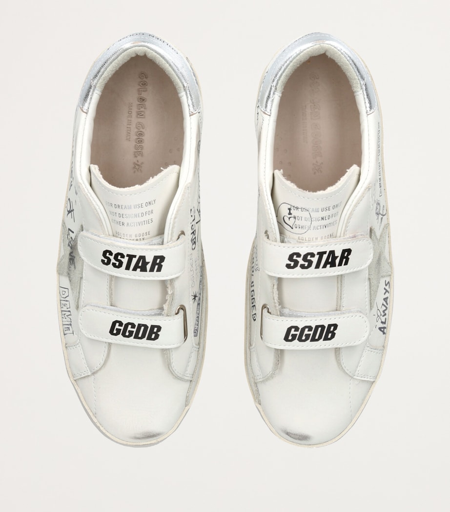 Leather Old School Sneakers WHITE/OTH Image 4