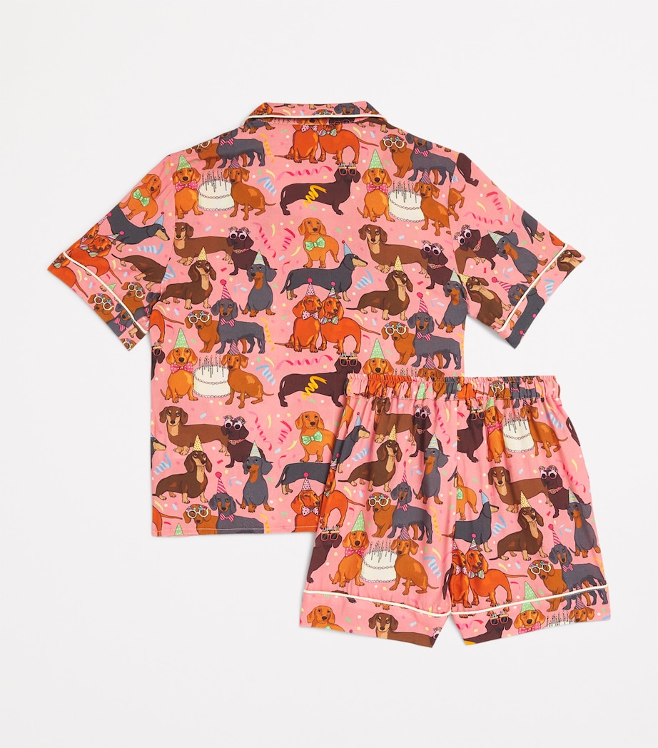 Printed Pyjama Set (2-13 Years) PINK Image 2