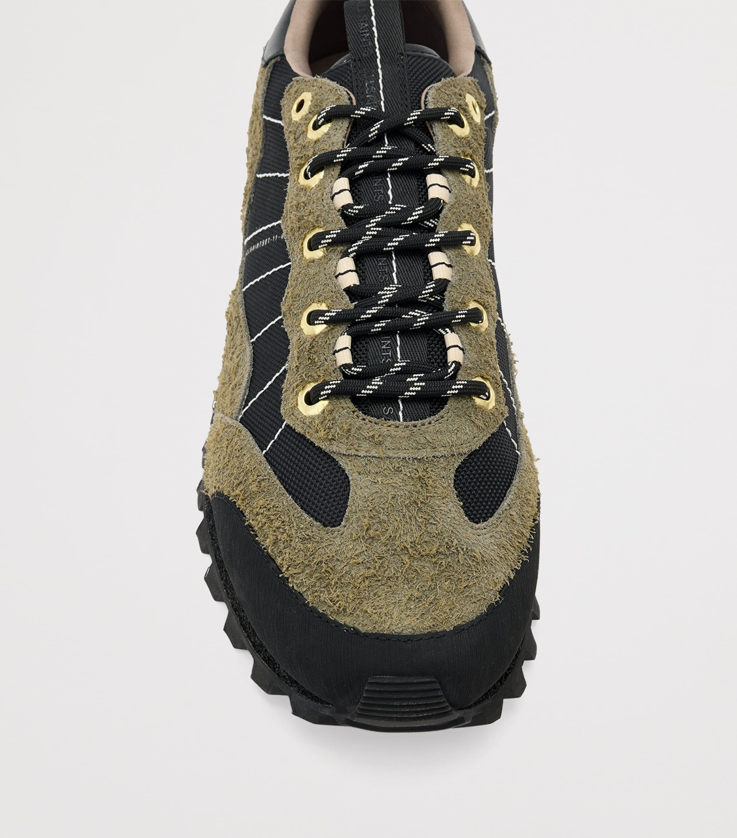 Suede Nevis Sneakers KHAKI GREEN/BLACK Image 6