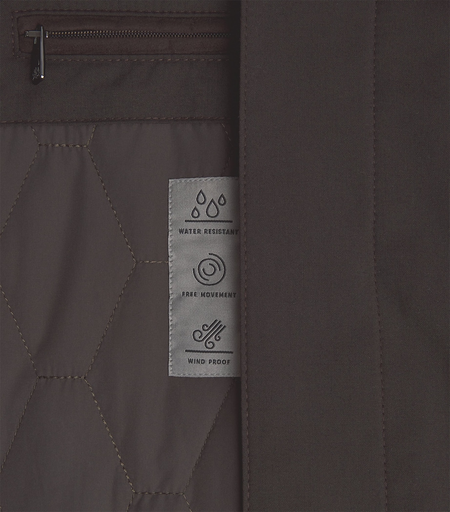 Water-Resistant Overcoat 030 DARK BROWN Image 5