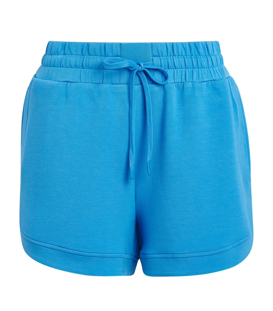 Varley Womens High-Rise Ollie Shorts Azure Blue Image 1