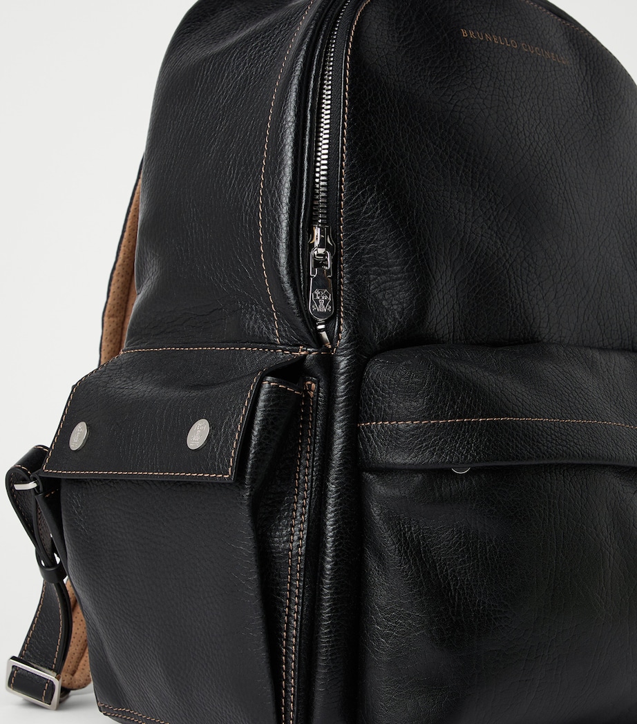Calfskin Travel Backpack C101 Image 5