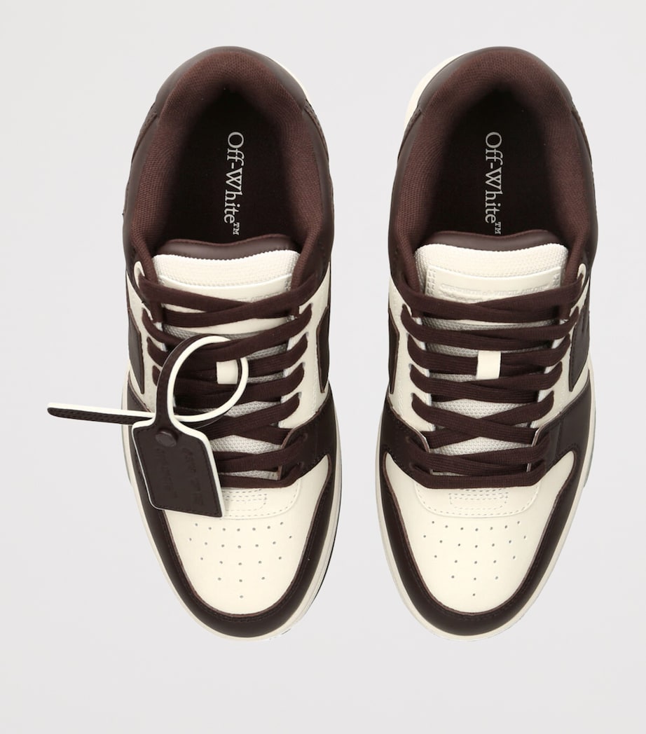 Leather Out of Office Sneakers DARK BROWN Image 4