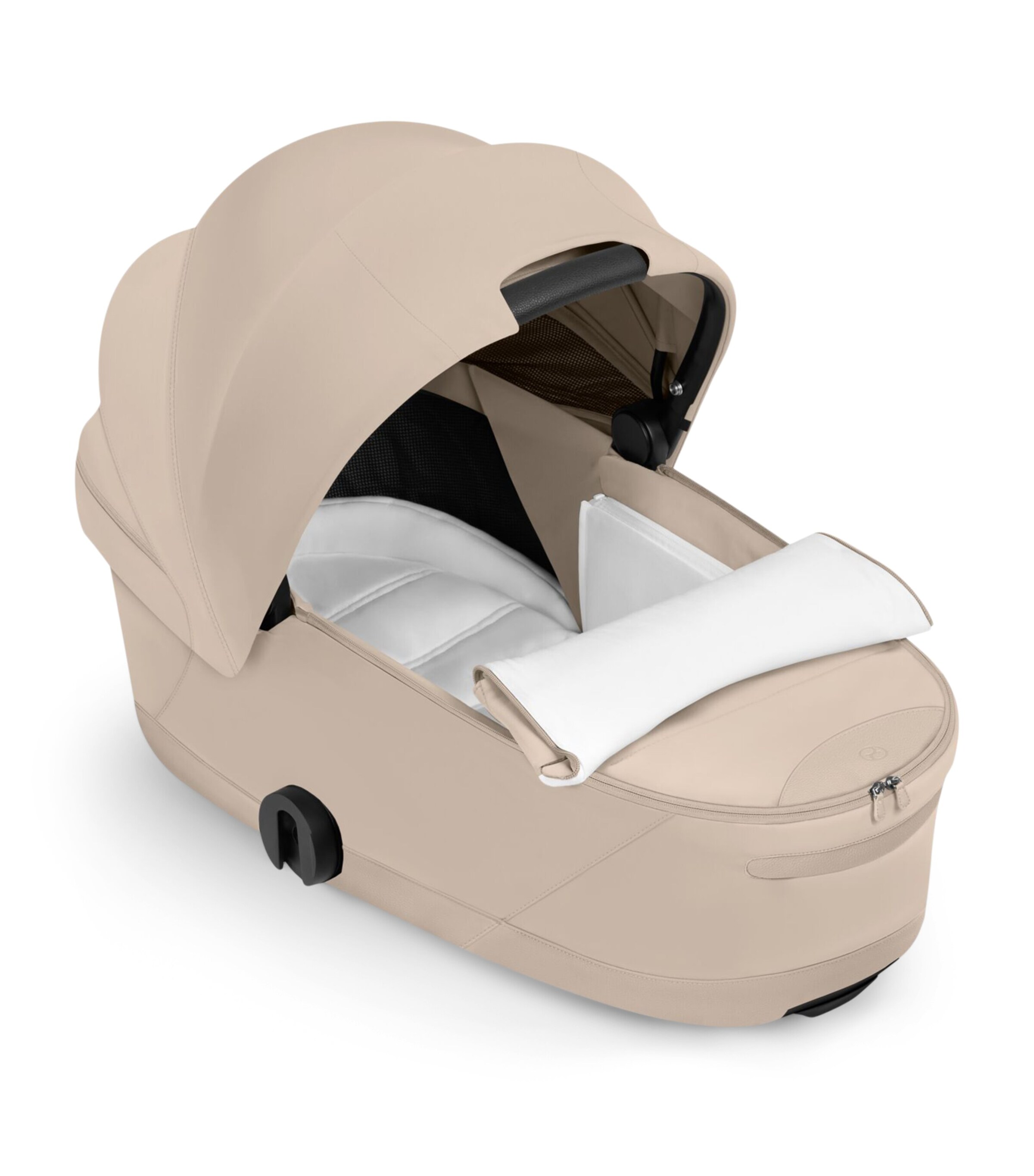 Cybex PRIAM Fold Lux Carrycot Style Collection Cozy Beige Image 8