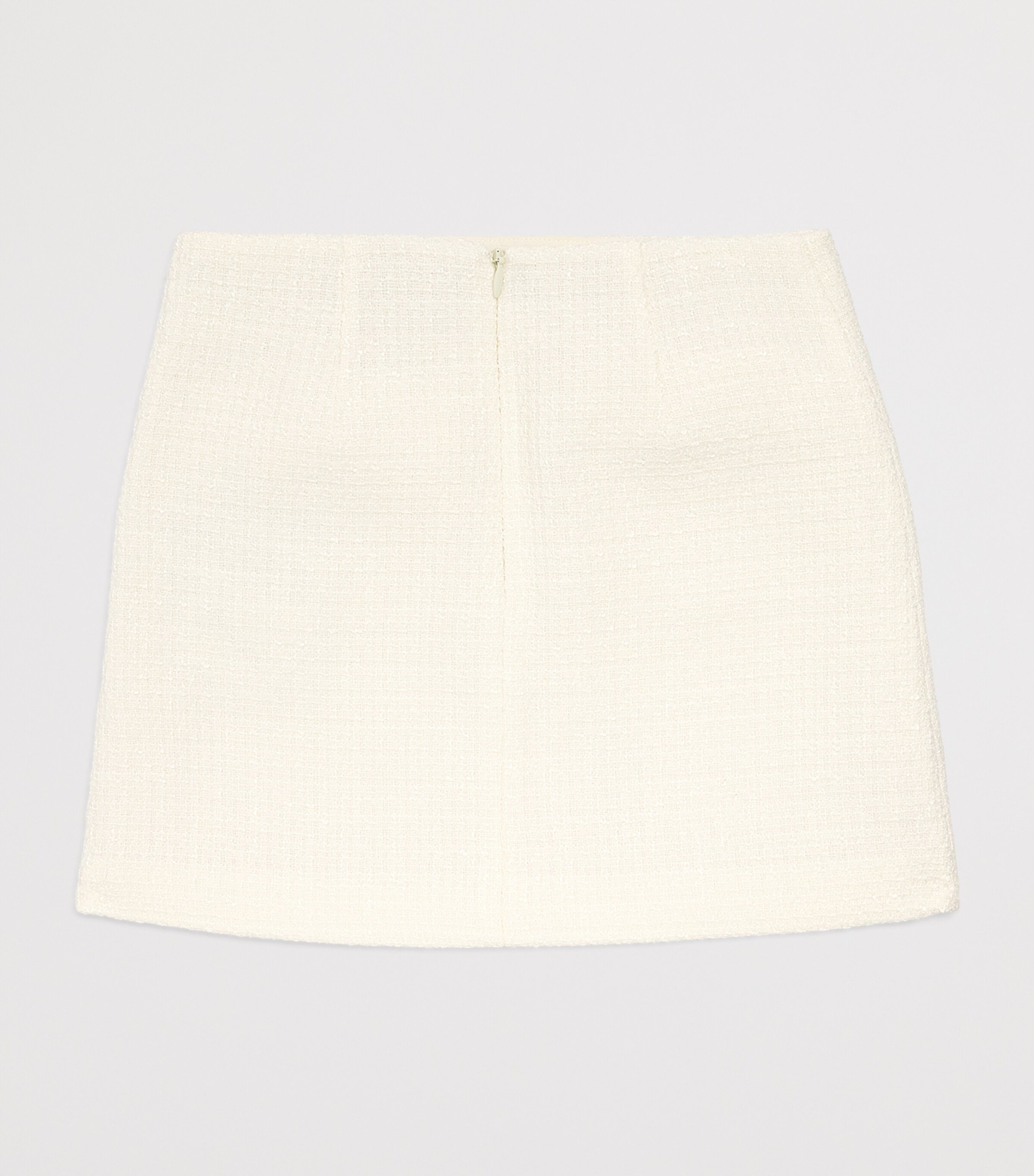 Self-Portrait Kids Bouclé Skirt (3-14 Years) Cream Image 2