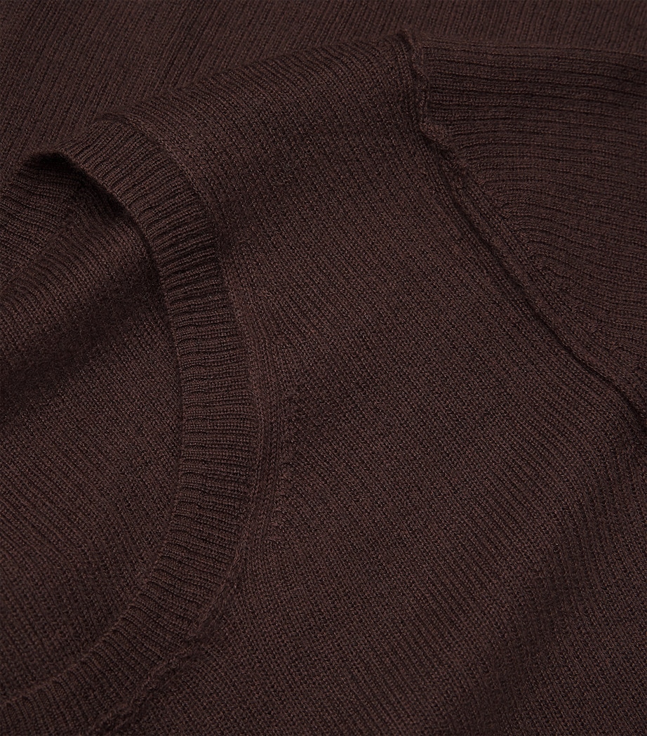 Cashmere Rib Stitch Baby T-Shirt ESPRESSO ESP Image 5