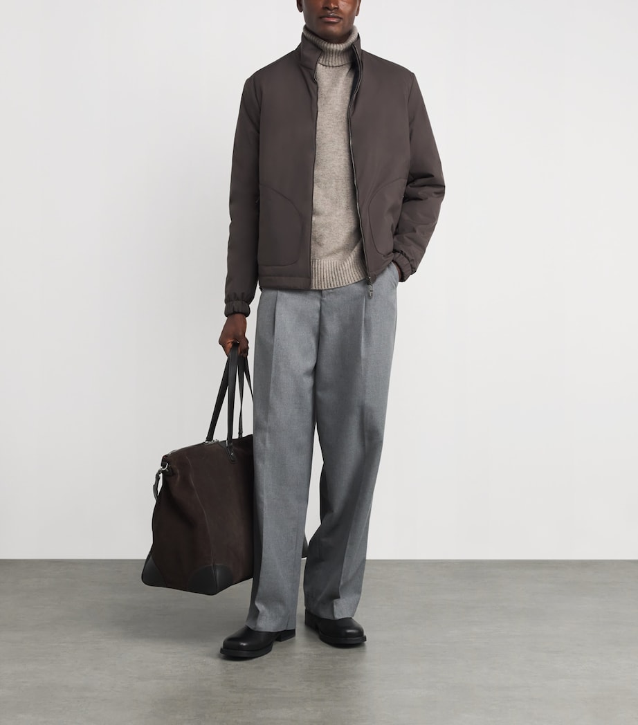 Virgin Wool Reversible Bomber Jacket TX4.4 TESTA DI MORO Image 2