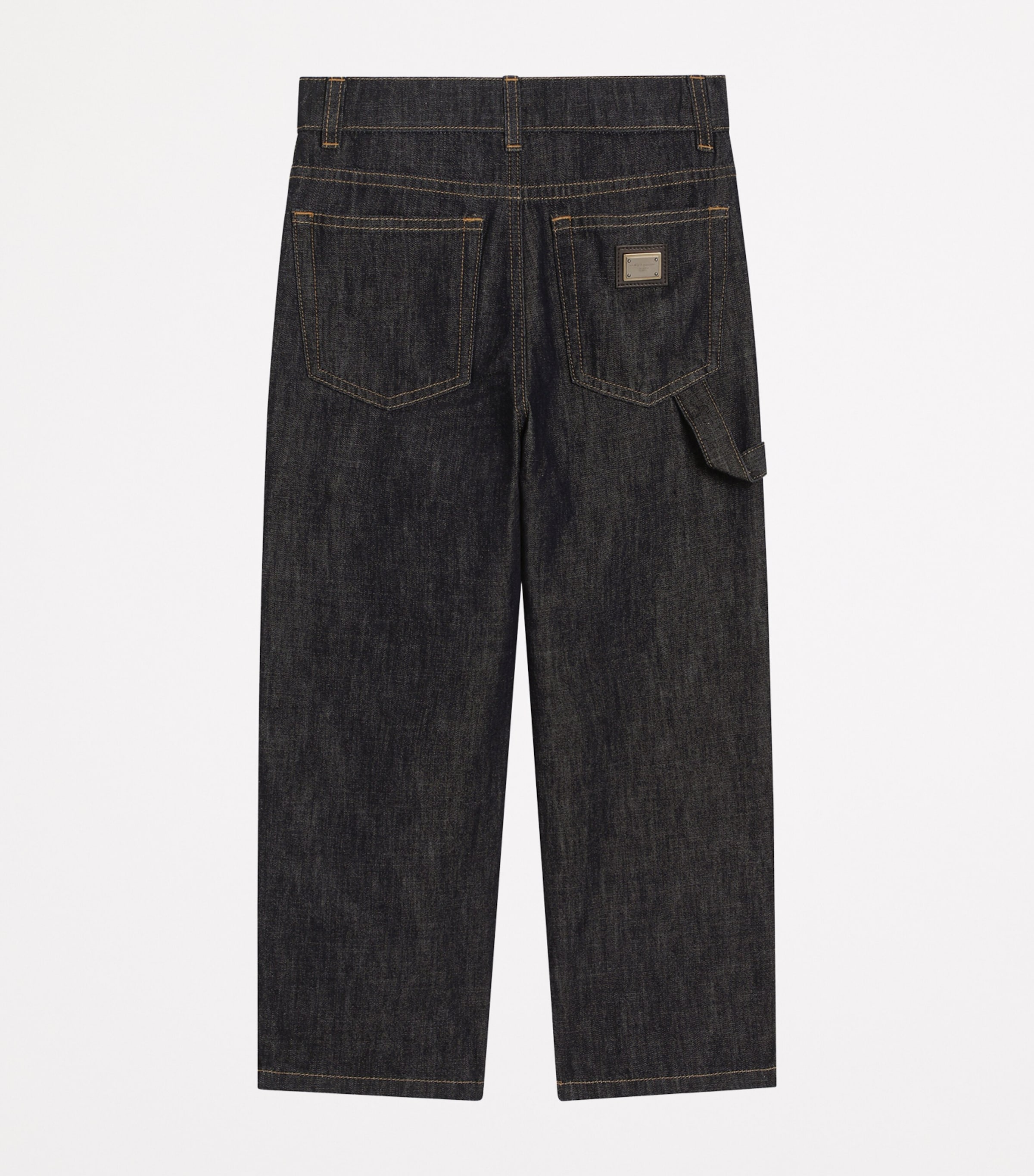 Dolce&Gabbana Kids Cotton Pocket-Detail Jeans (8-12+ Years) Combi Colour Image 2