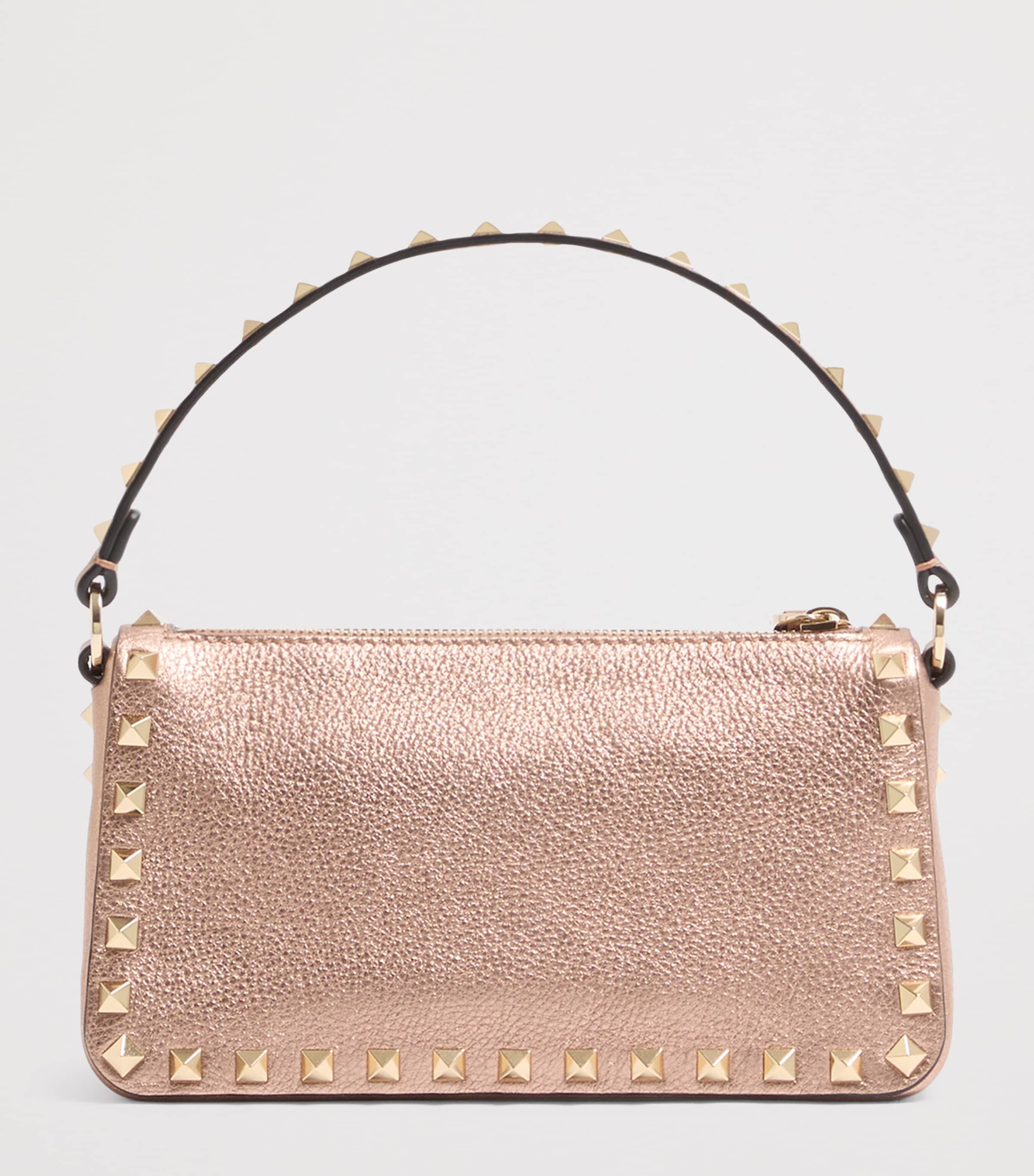 Small Leather Rockstud Shoulder Bag GF9 Image 3