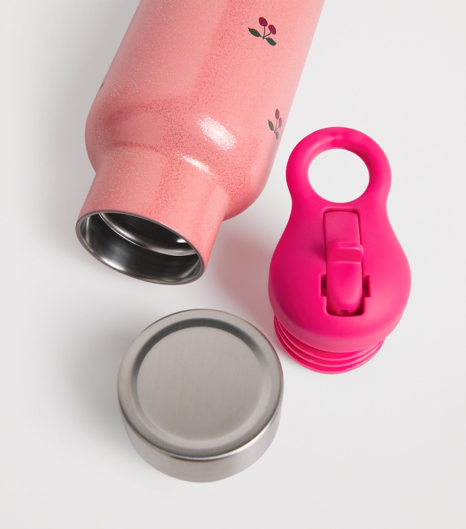 Stainless Steel Glitter Thermo Bottle P00013 CHERRY GLTTER Image 2