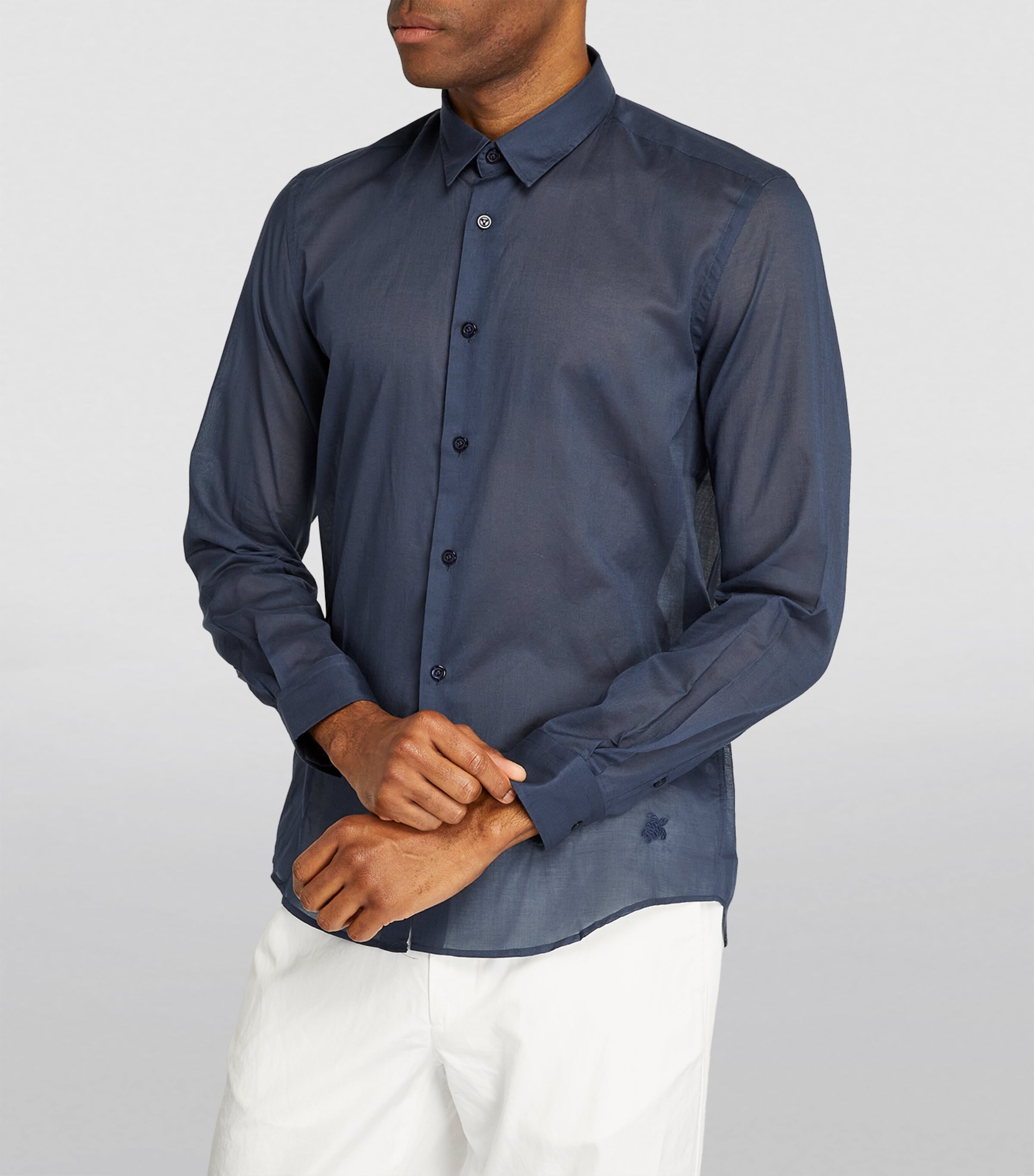 Sheer Caracal Shirt 390 BLUE MARINE Image 5