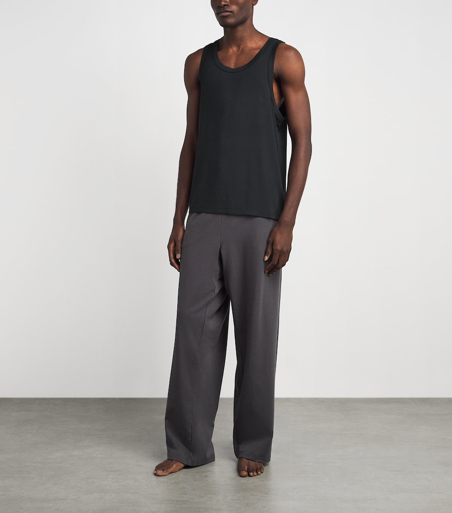 Skims Mens Jersey Lounge Straight Sweatpants Ash Image 2