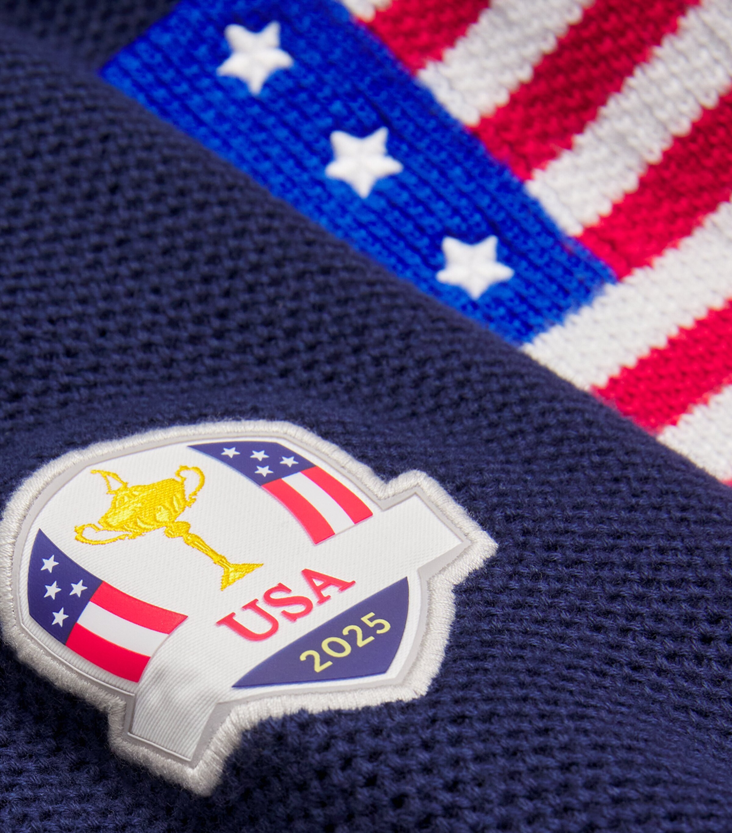 Cotton Ryder Cup Flag Sweater REFINED NAVY Image 5