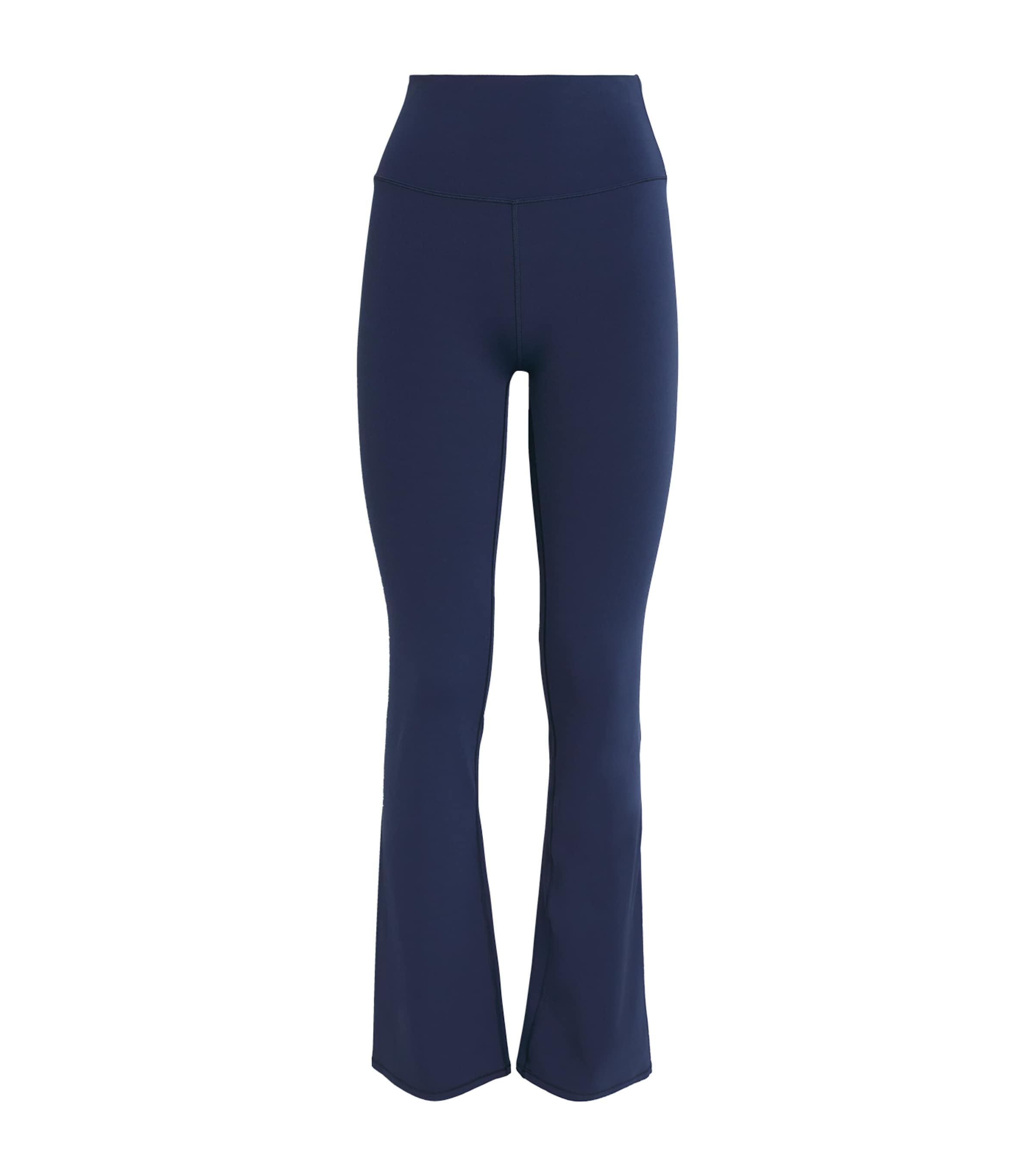 Vuori Allthefeels Slim Flare Leggings In Blue