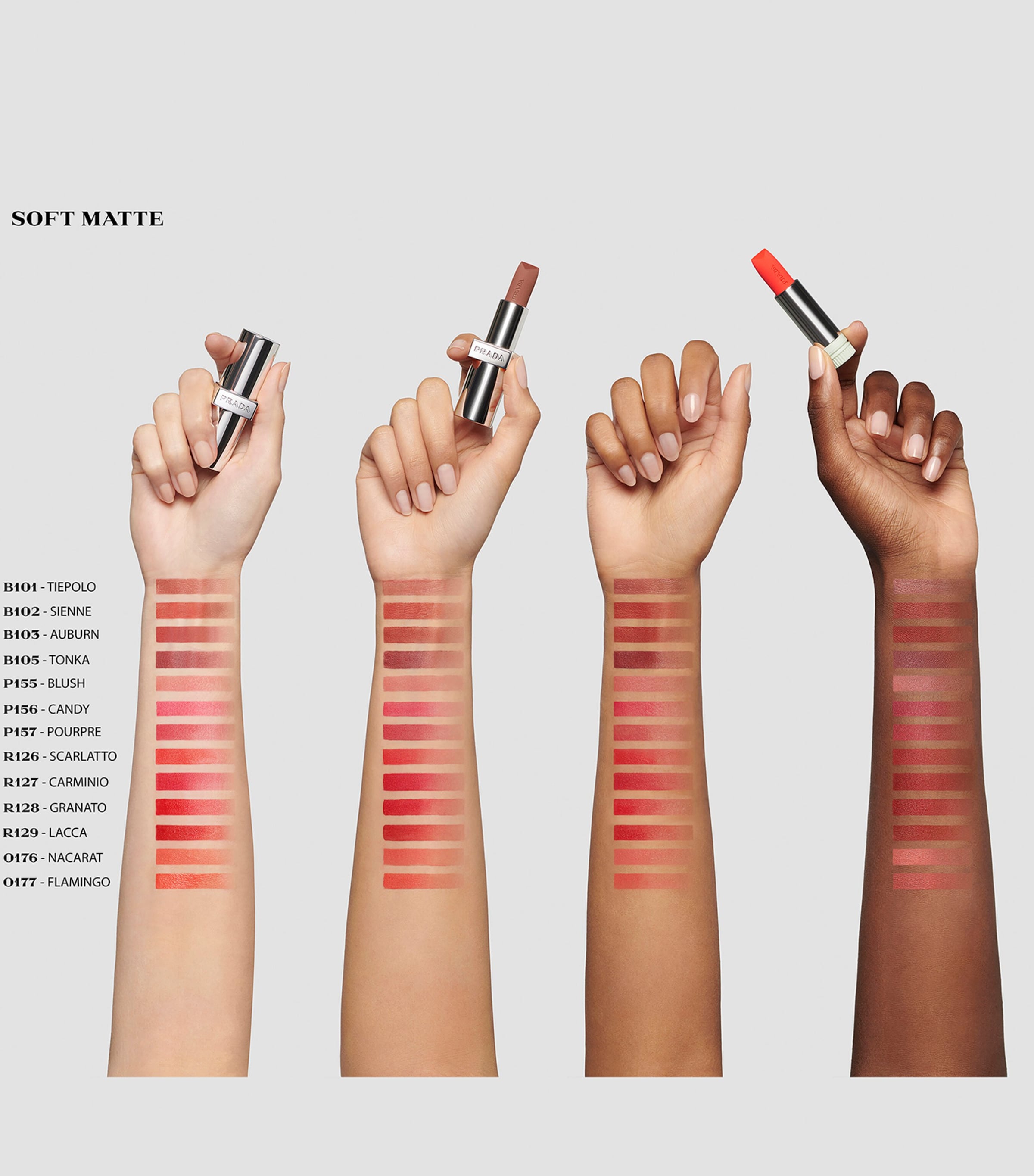 Prada Monochrome Soft Matte Lipstick B103 Image 2