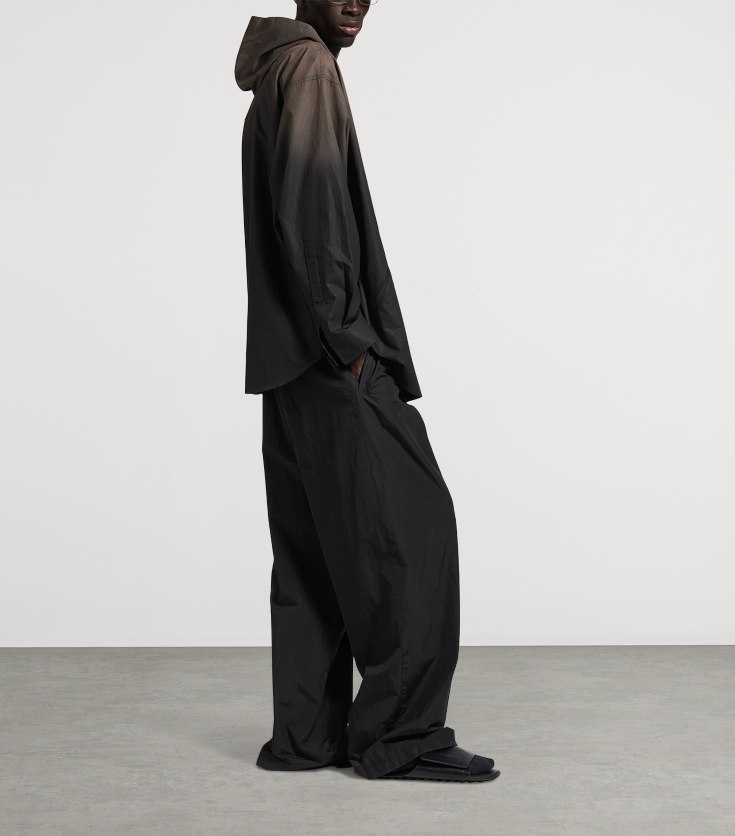 Hooded Ombré Shirt 1000 Image 4