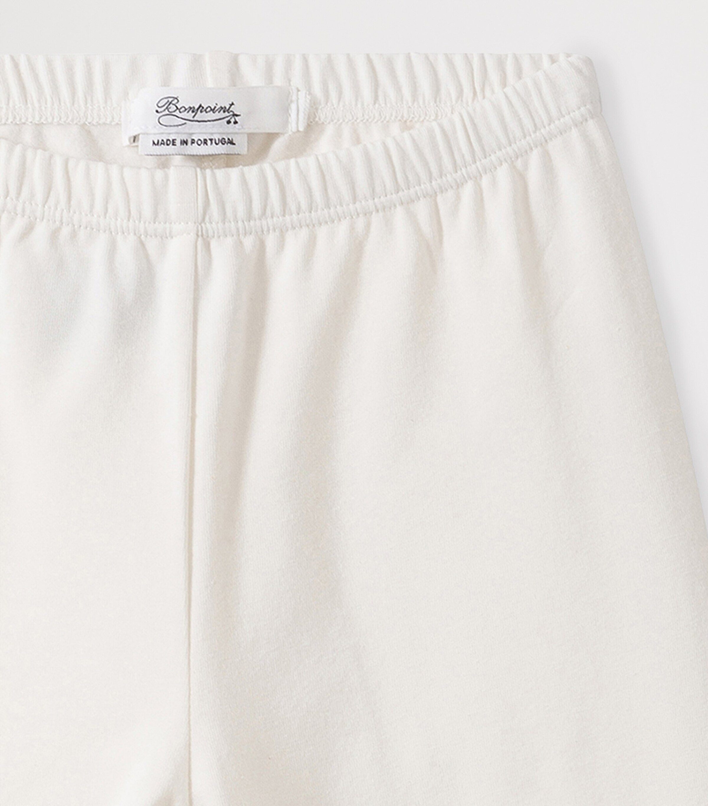 Bonpoint Cotton-Blend Leggings (10-12 Years) Blanc Lait Image 3