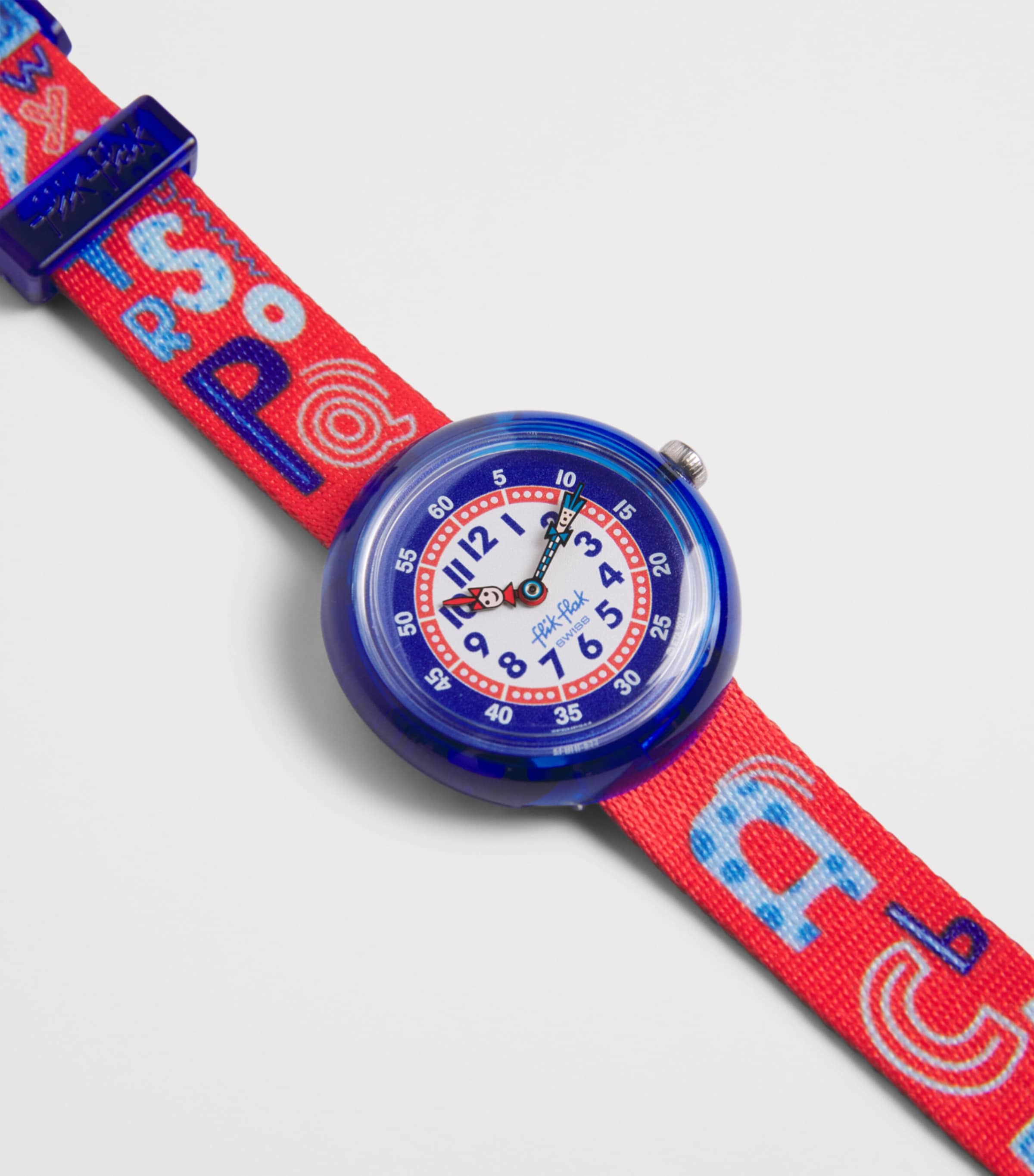 Flik Flak Know Your ABC Quartz Watch 31.85mm Red Image 3