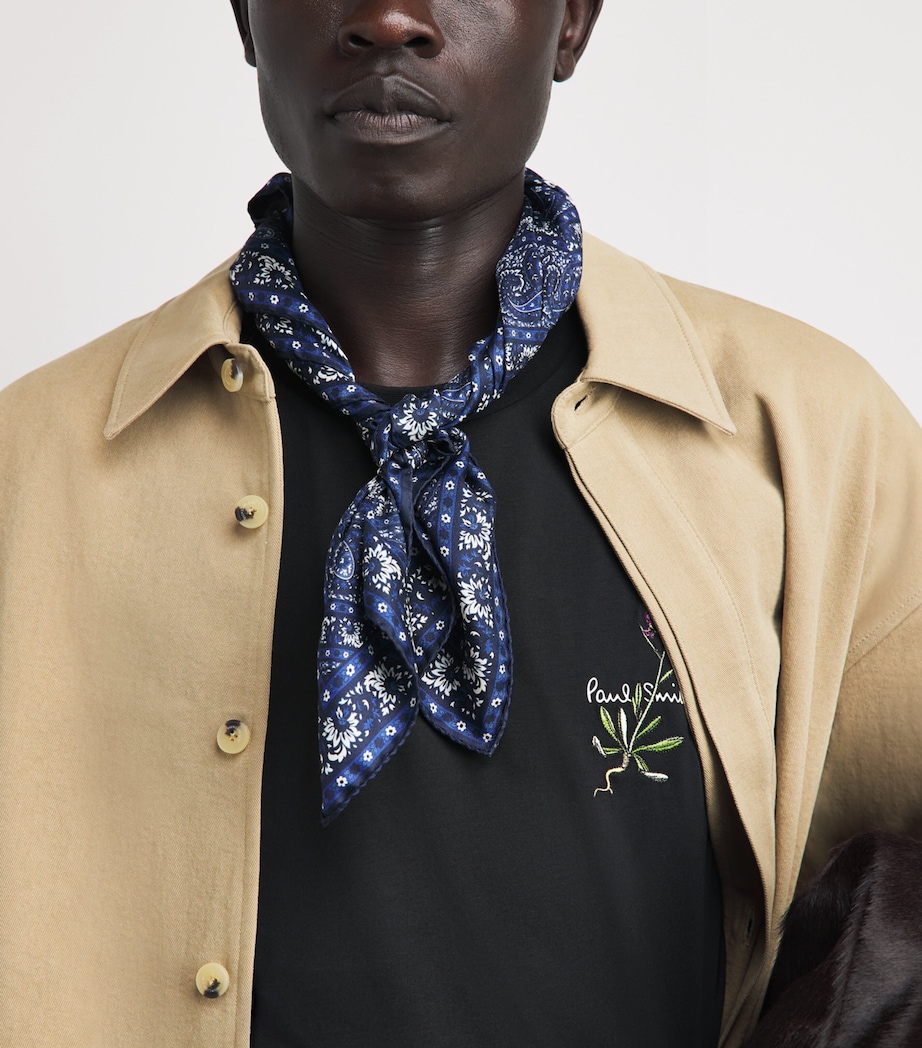 Paul Smith Mens Organic Cotton Embroidered T-Shirt Image 3