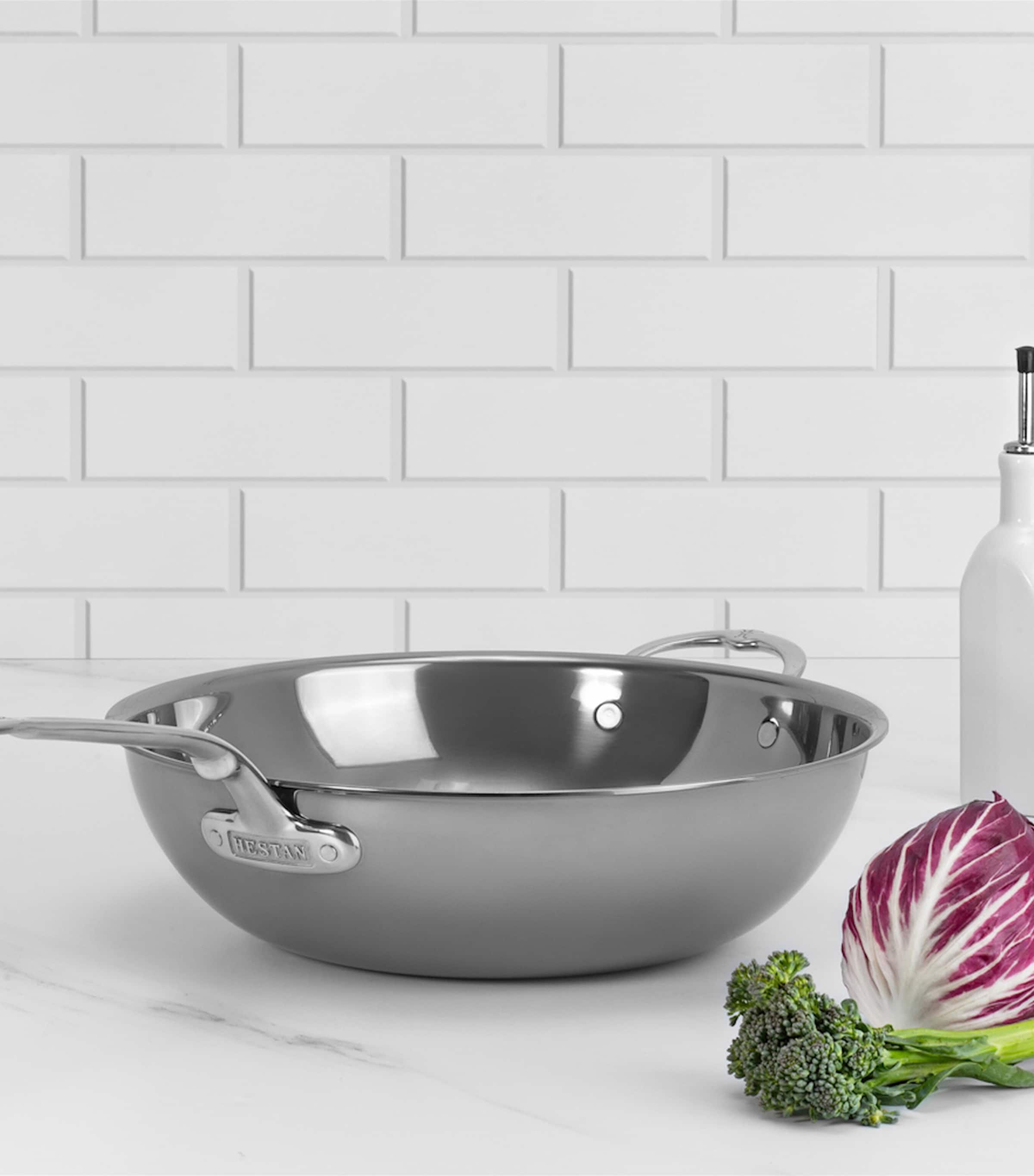Hestan Stainless Steel NanoBond Chef’s Pan (36cm) Silver Image 2