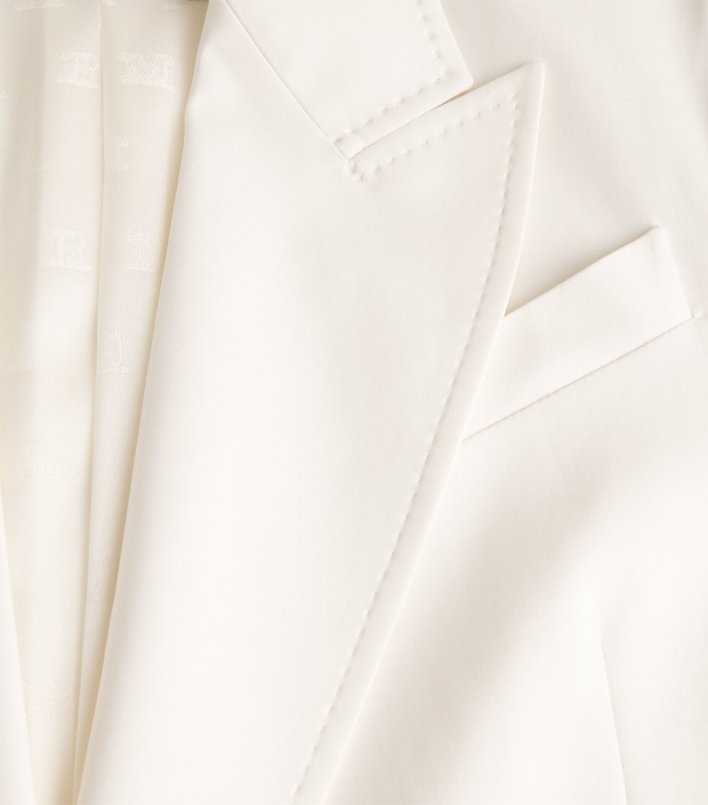 Cotton-Blend Olimpia Blazer WHITE Image 5