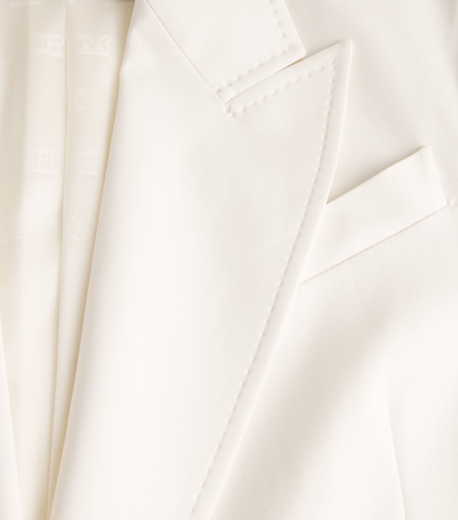 Cotton-Blend Olimpia Blazer WHITE Image 5