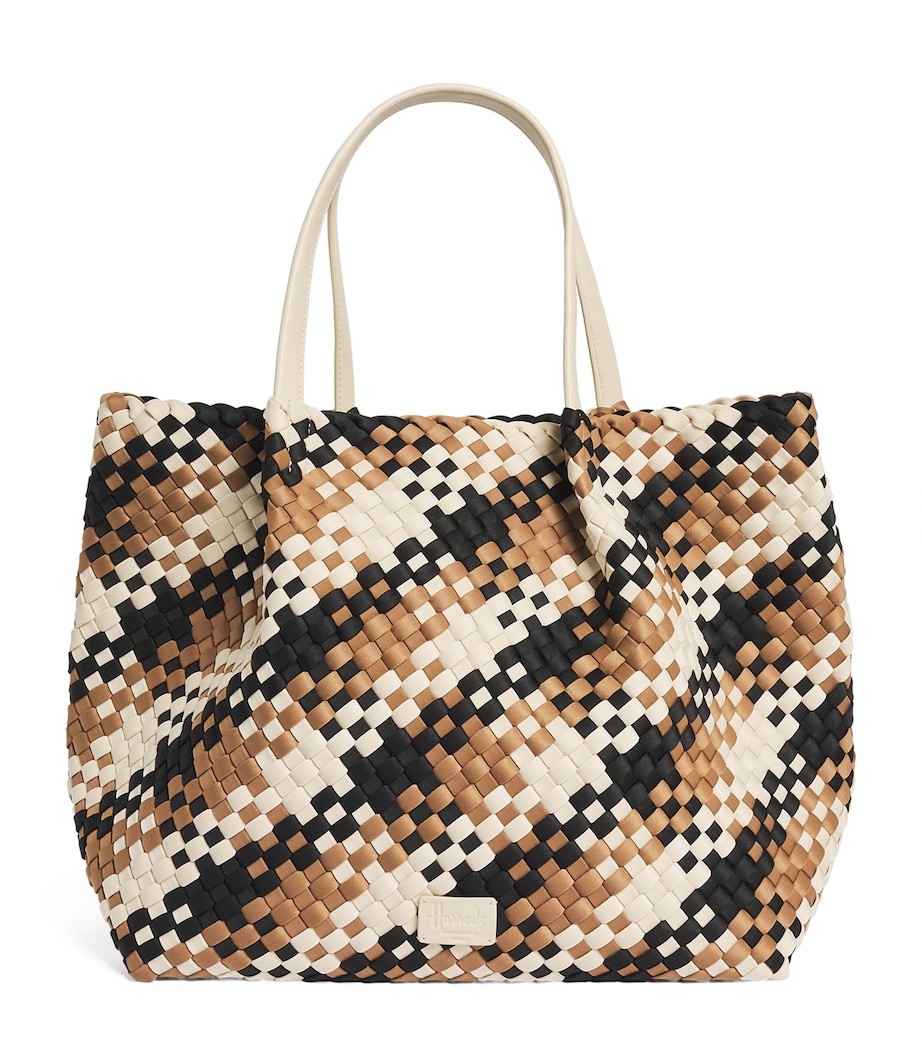Harrods Neoprene Woven East-West Tote Bag Image 1