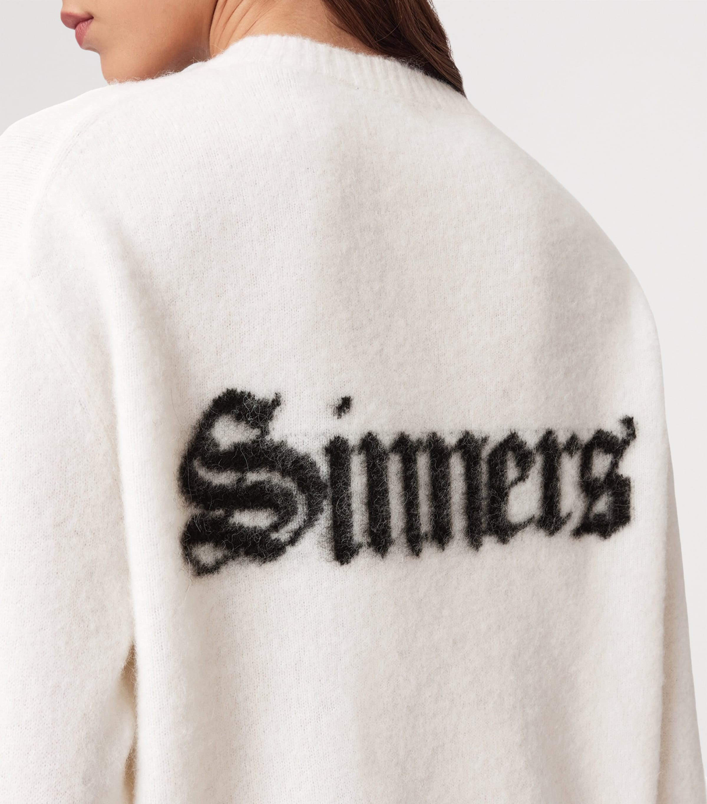 mnml/SAINTS AND SINNERS フーディ ラインストーンアップリケ AllSaints Multi Saints and Sinners Sweater | Harrods US