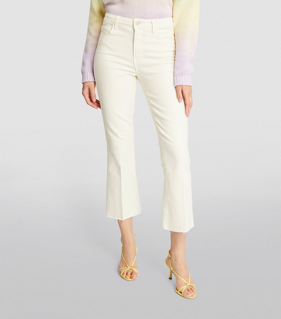 Kendra Flared Cut Jeans VINTAGE WHITE Image 3