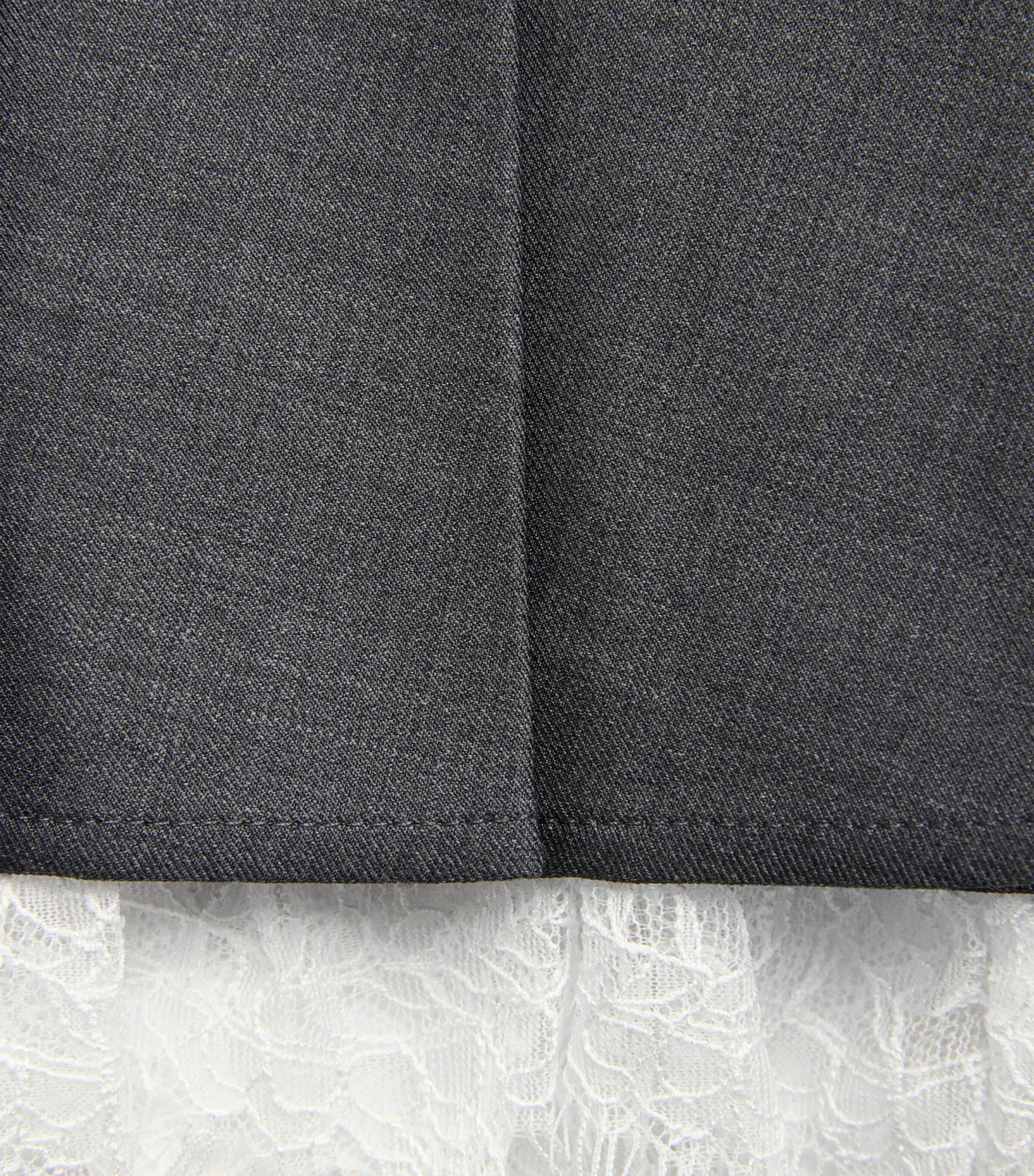 Self-Portrait Womens Pleated Mini Skirt Grey Image 6