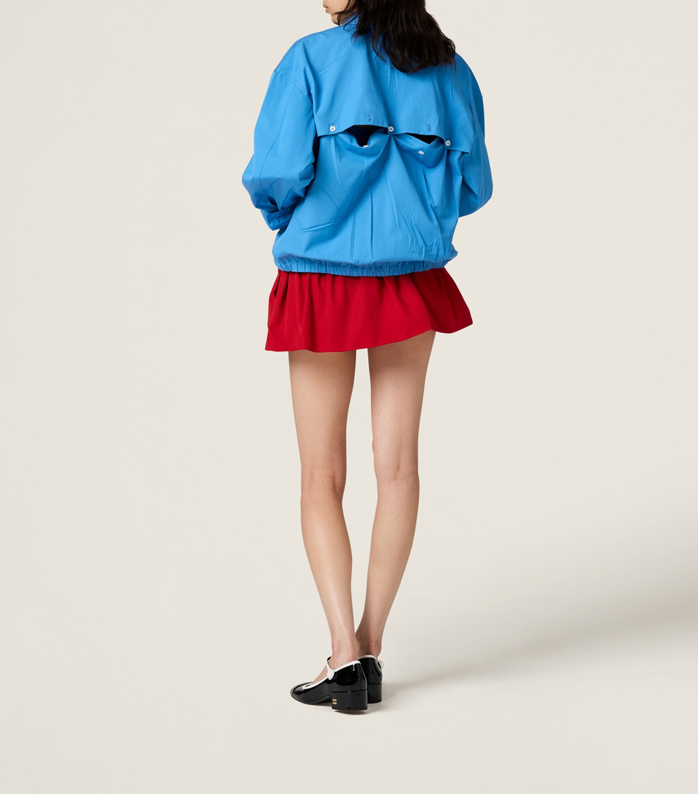 Miu Miu Cotton Poplin Mini Skirt | Harrods UK