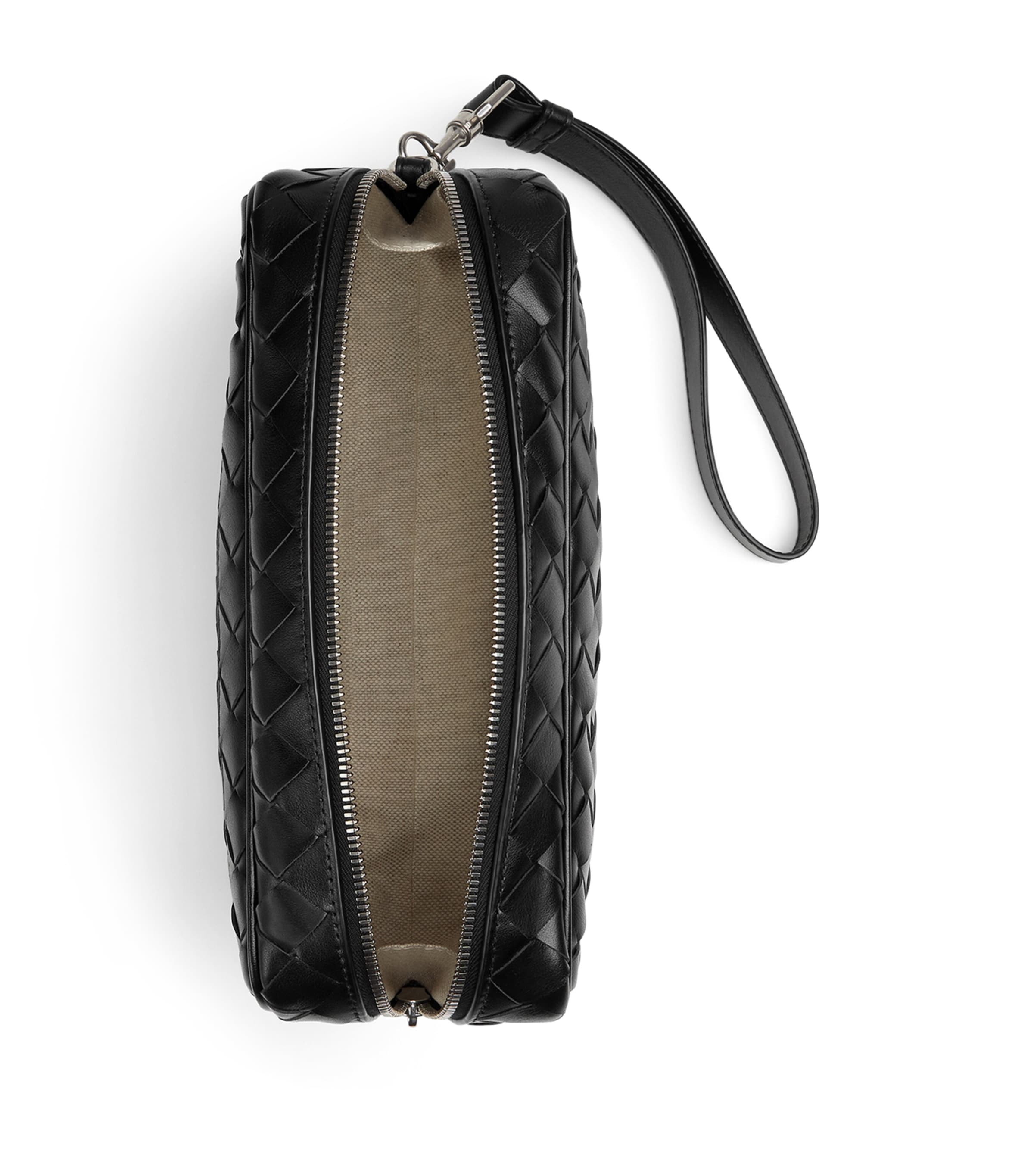 Leather Intrecciato Wash Bag 8803 Image 4