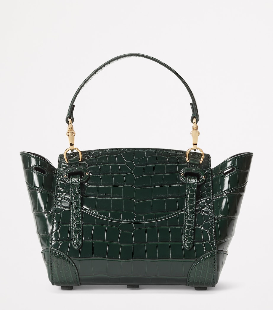 Alligator Leather Ricky 18 Top-Handle Bag HARRODS GREEN (TBC) Image 3